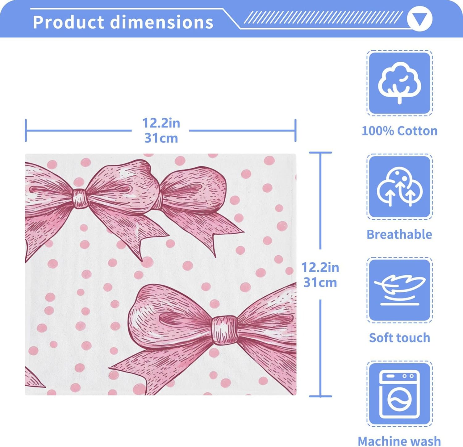 XiguaFast Drying Absorbent Washcloth Set for Bathroom More