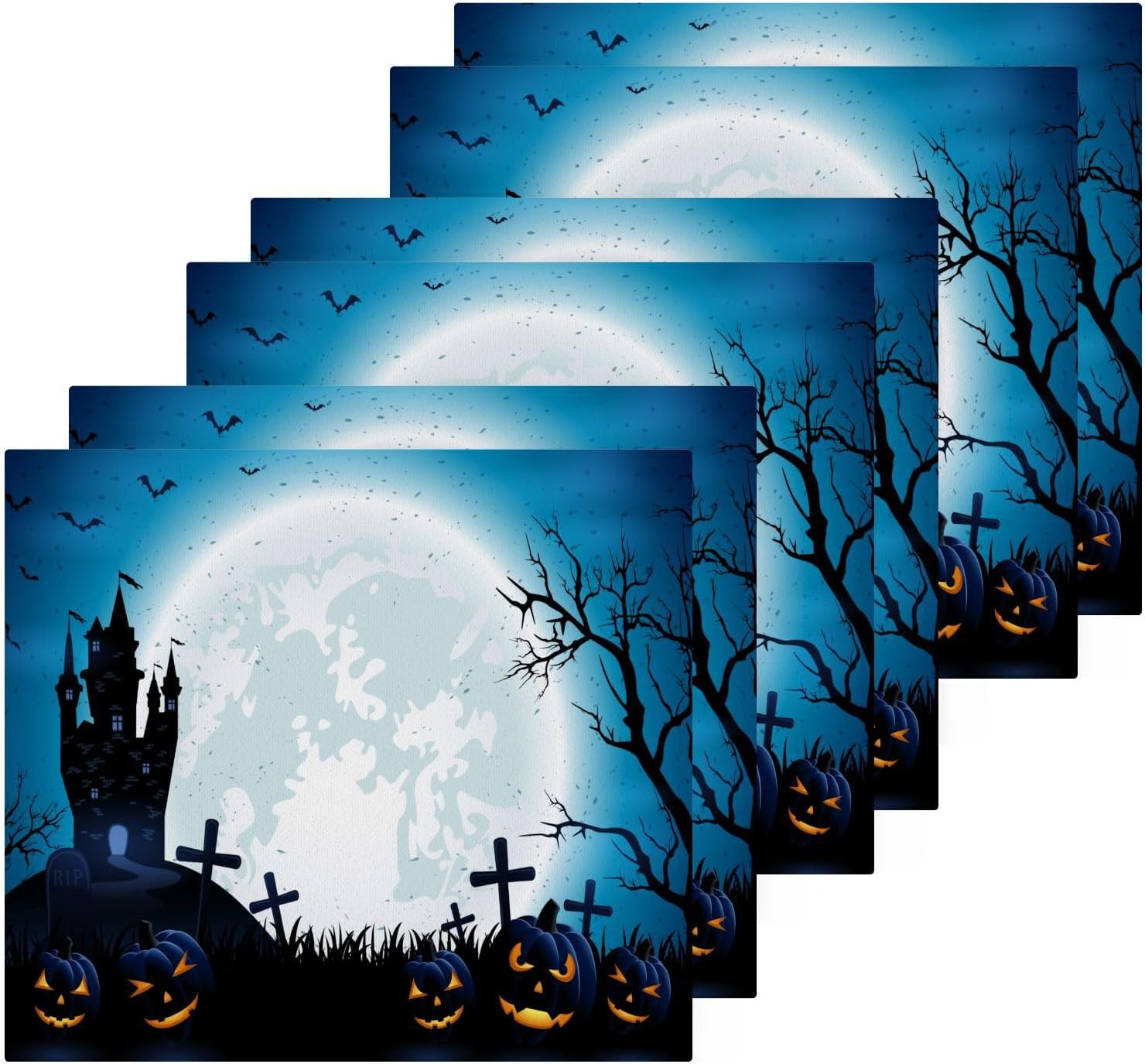 Halloween pumpkin washcloths