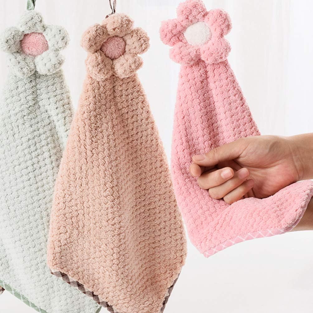 5 Pcs Washable Hand Towels for Bathroom Kitchen