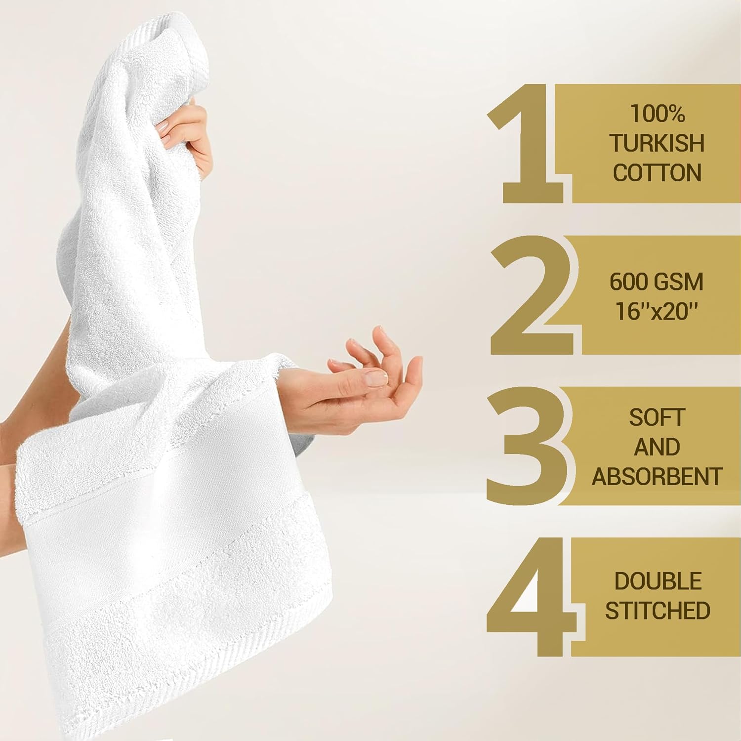 Luxury Turkish Hand Towel Set