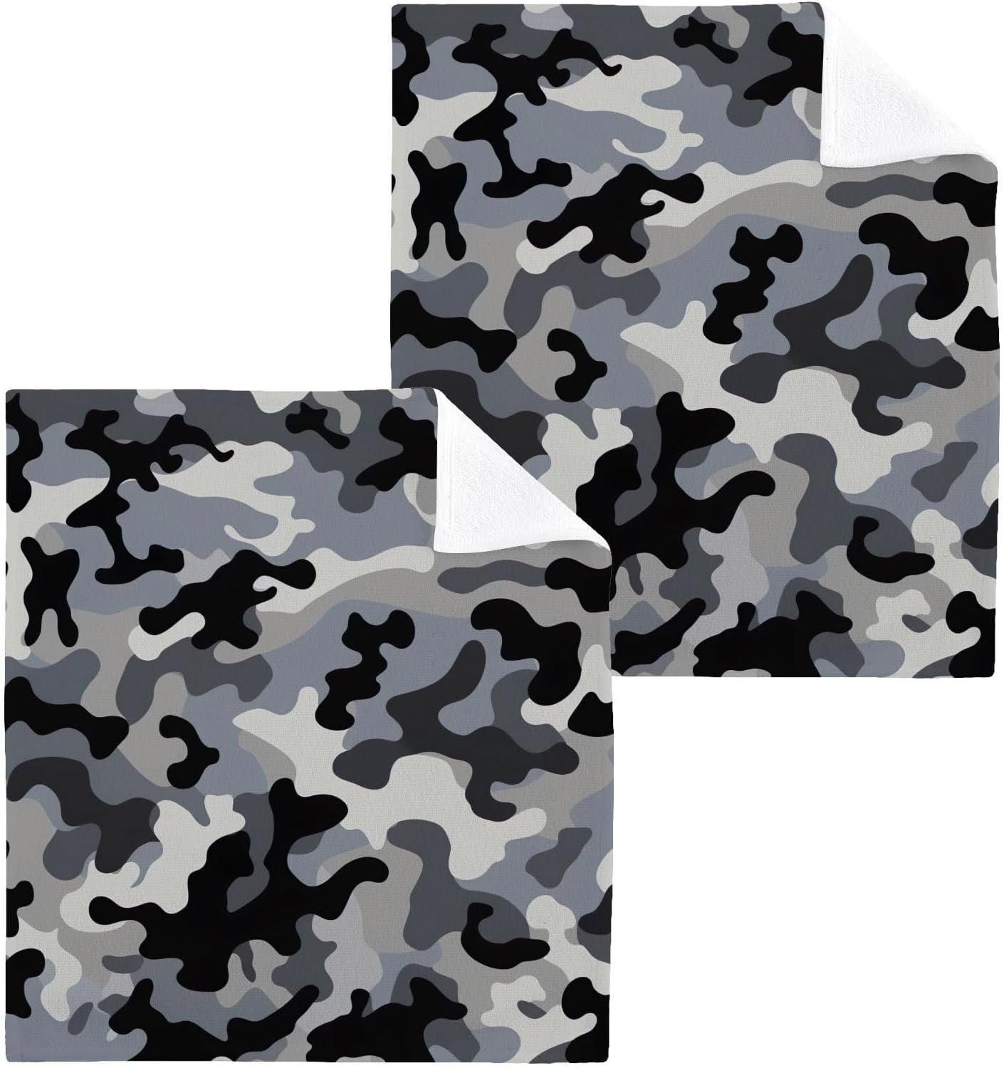 Camo Soft Washcloth Set for Babies