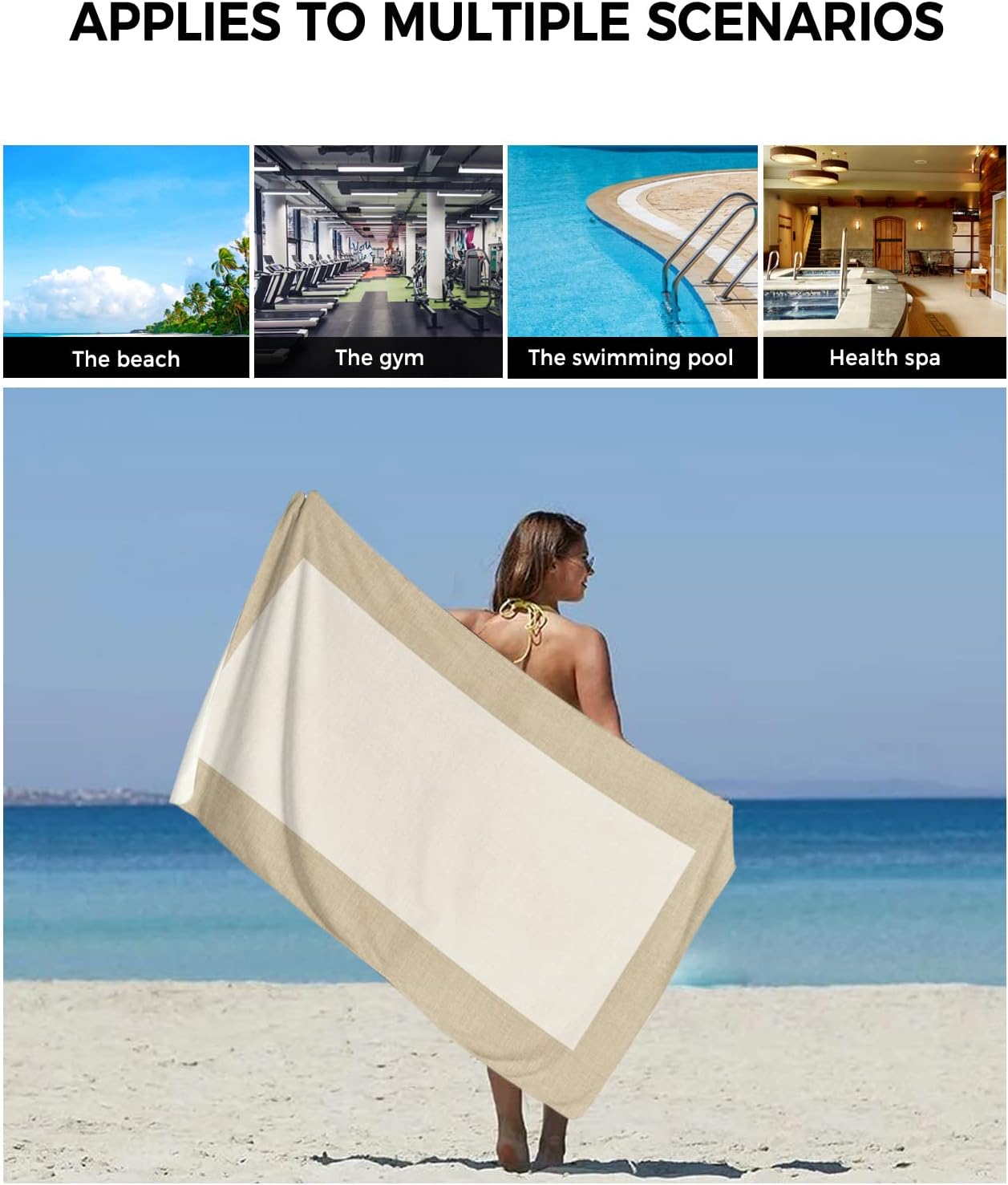 Stylish 3-Piece Bath Towel Set for Soft Absorption