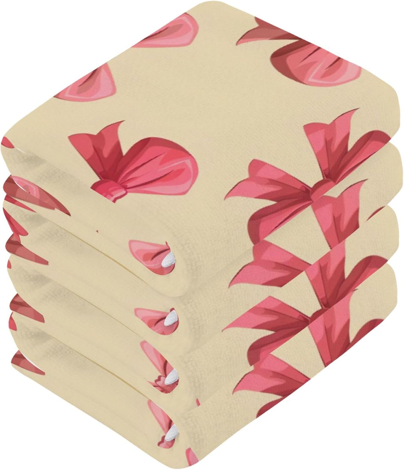 Xigua Bows Washcloth Set - Fast Drying Multi-Purpose Fingertip Towels