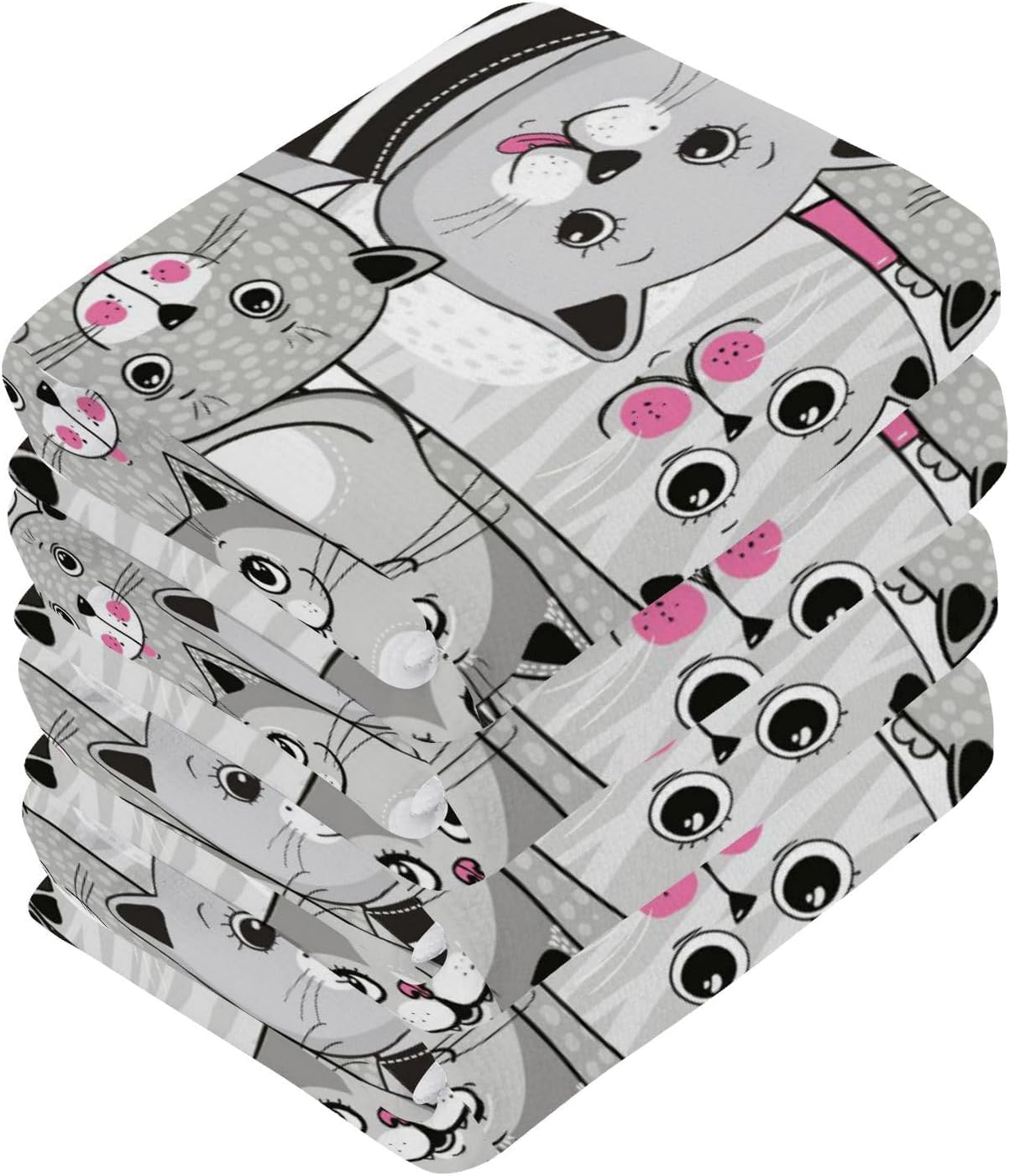 Highly Absorbent Soft Cotton Washcloths Set