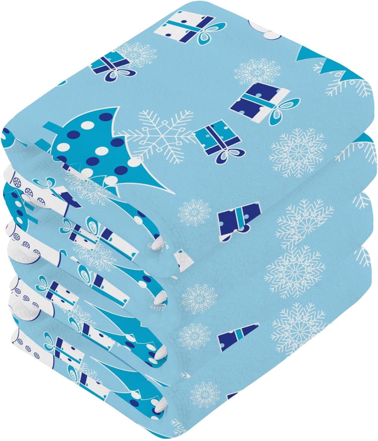 Xigua Christmas Tree Washcloth Set
