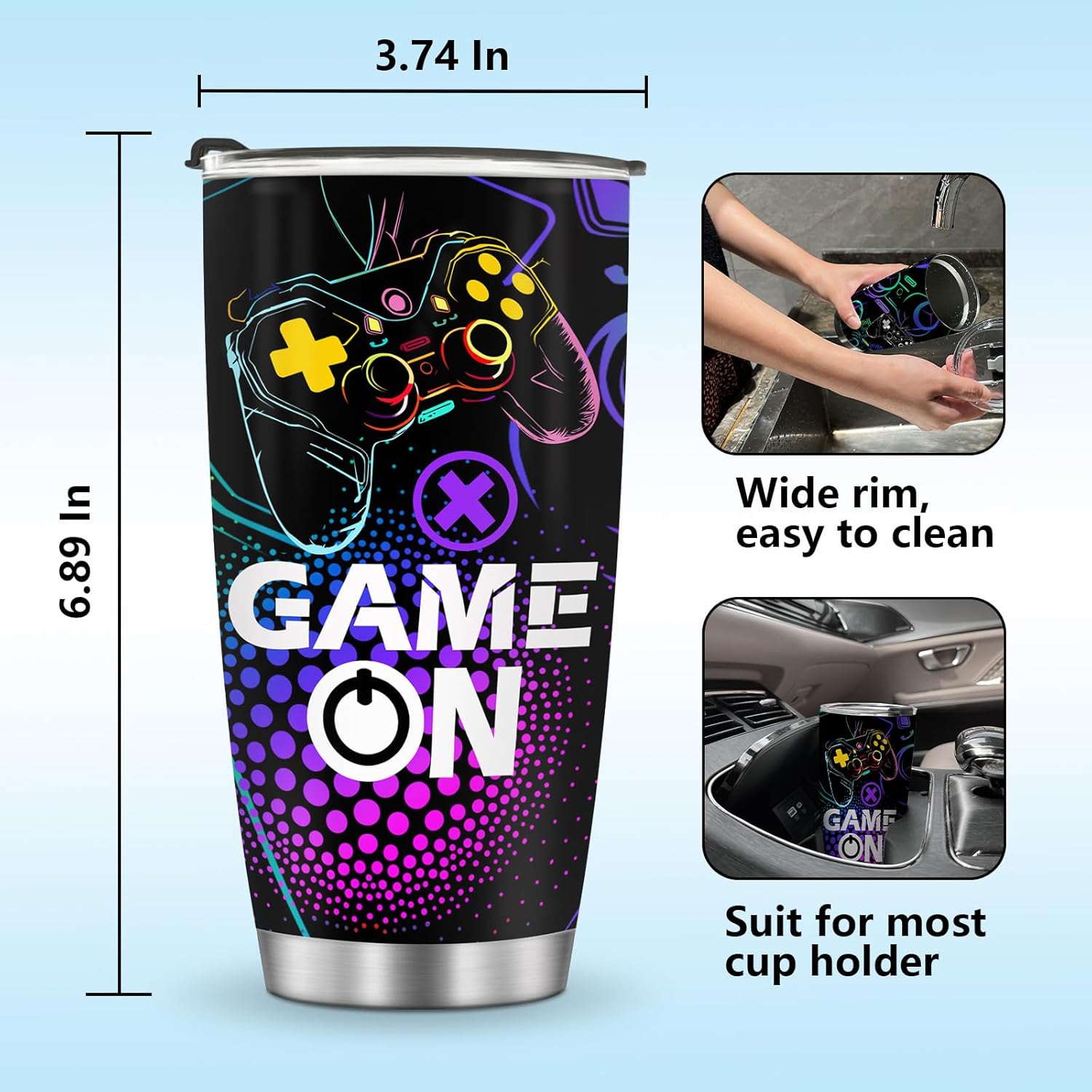 Gaming Mug Tumbler for Gamers