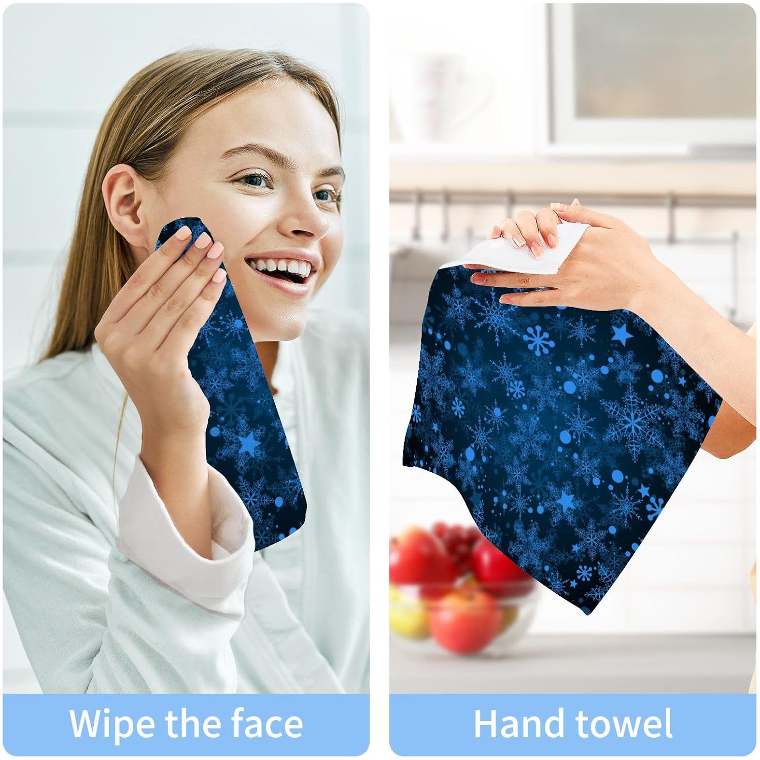 Christmas Snowflakes Washcloths unheard of