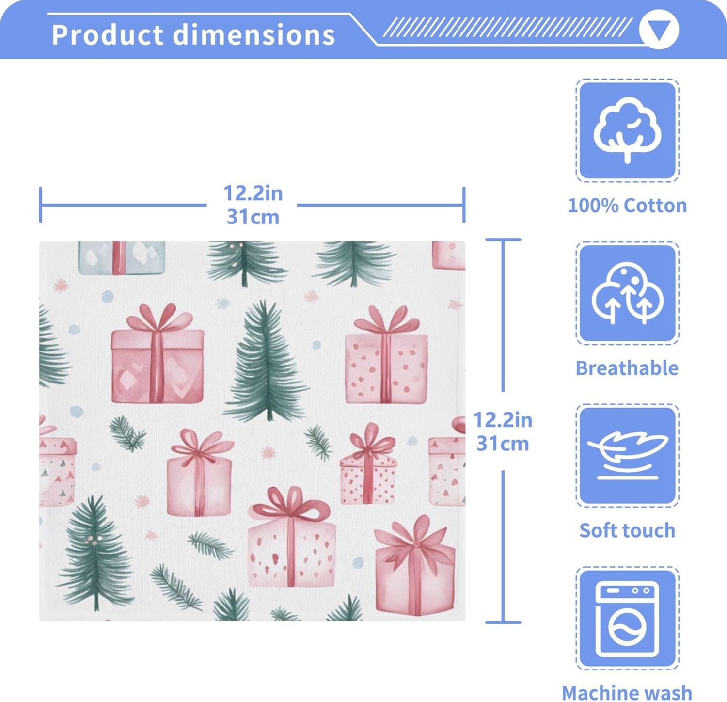 Christmas Washcloth Set