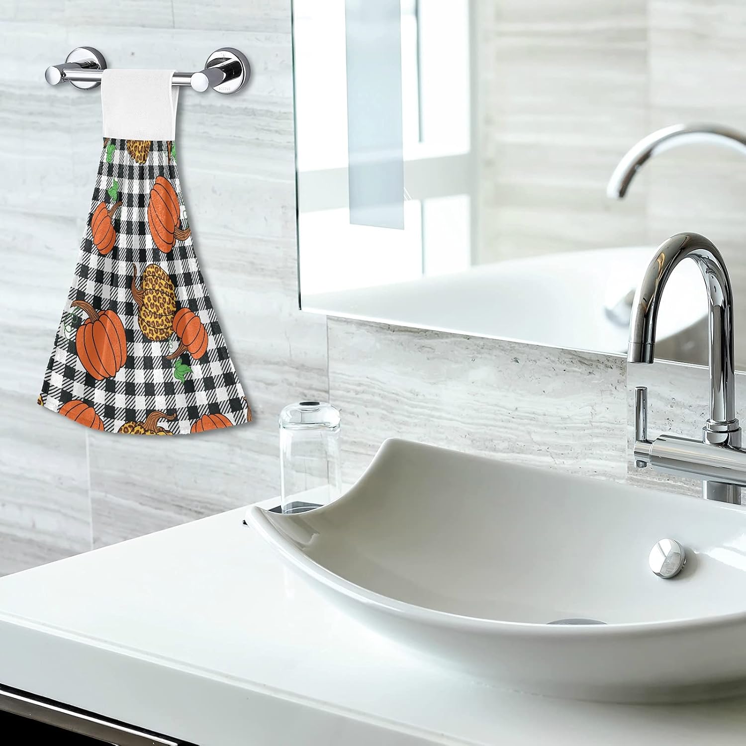 Leopard Plaid Kitchen Towels