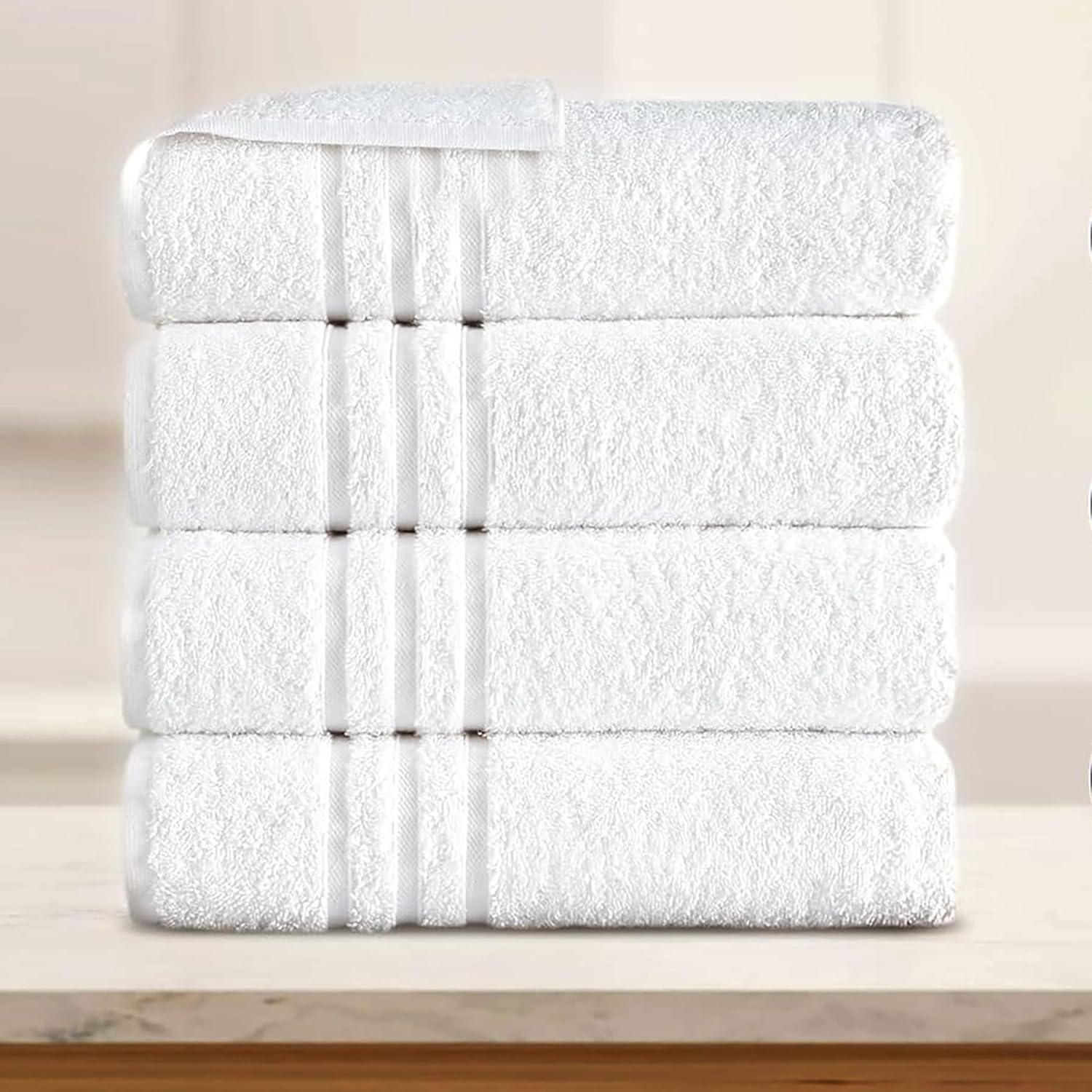 Andency Linen 4-Piece Bath Towel Set