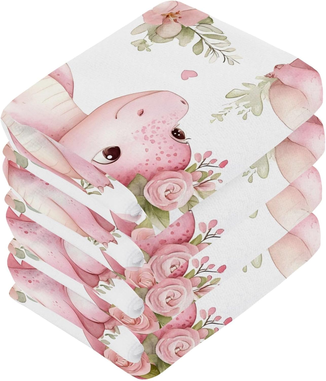 Cute Dragon Washcloth Set for Bath Kitchen More