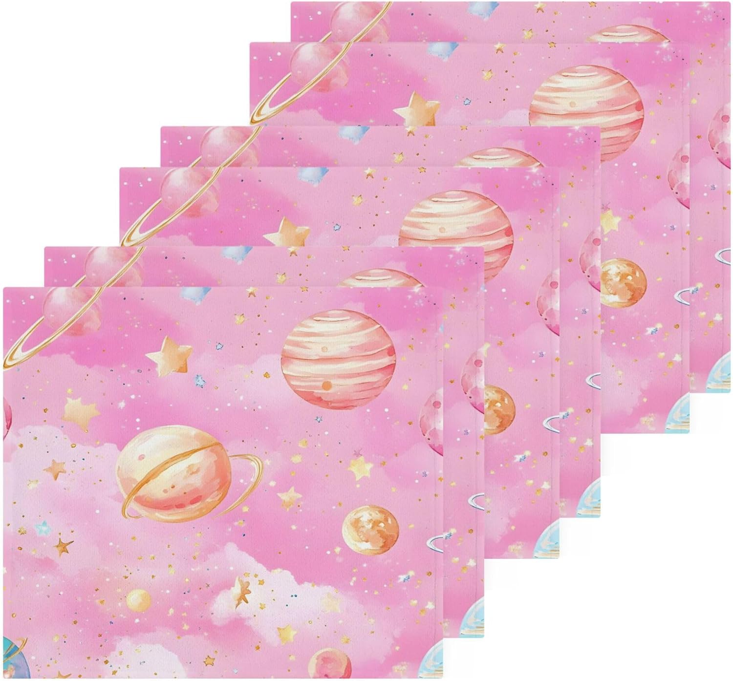 Xigua Glittery Bright Fingertip Washcloths Set