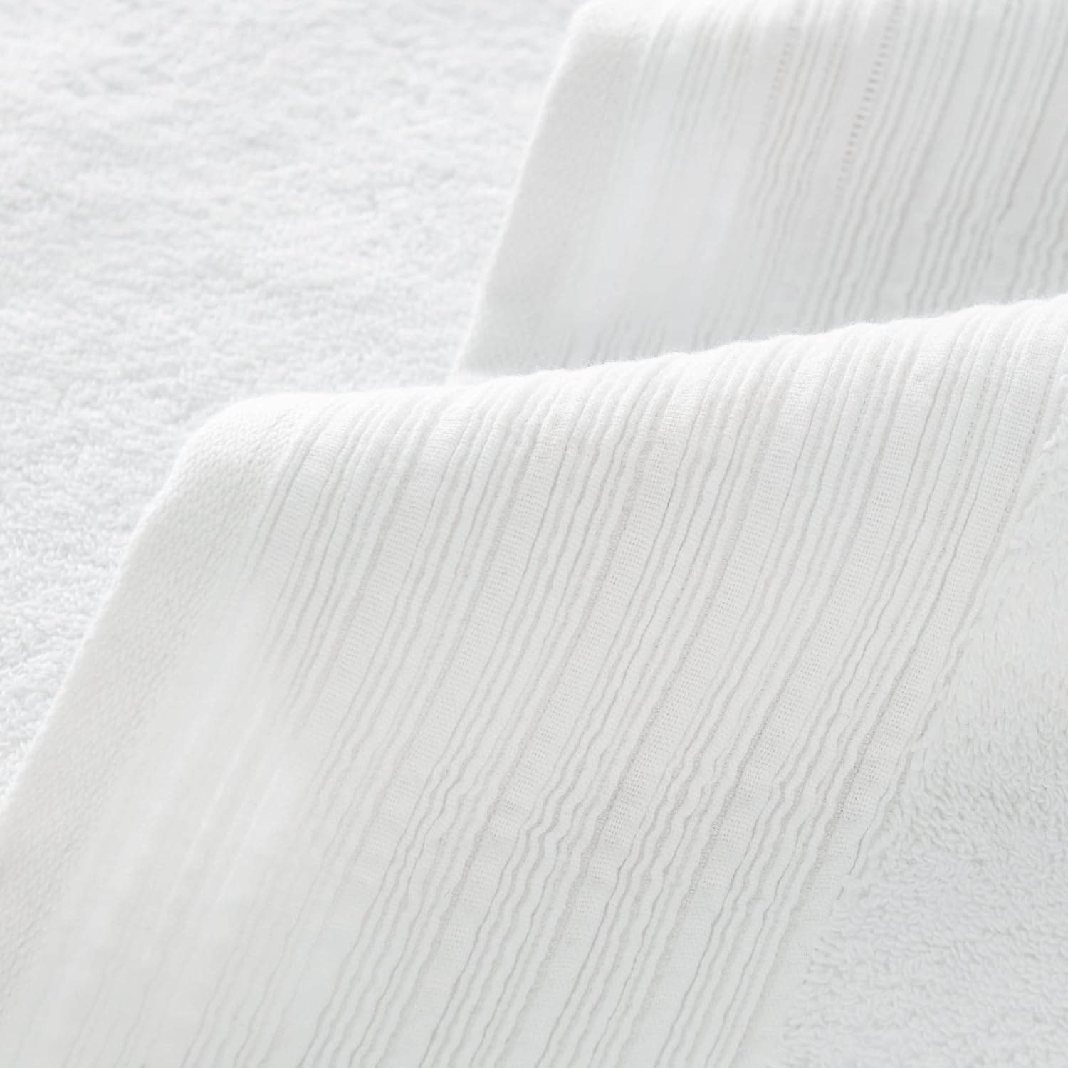 Aston Arden Anatolia Turkish Bath Towels - Pack of 2 30x60 Cotton White