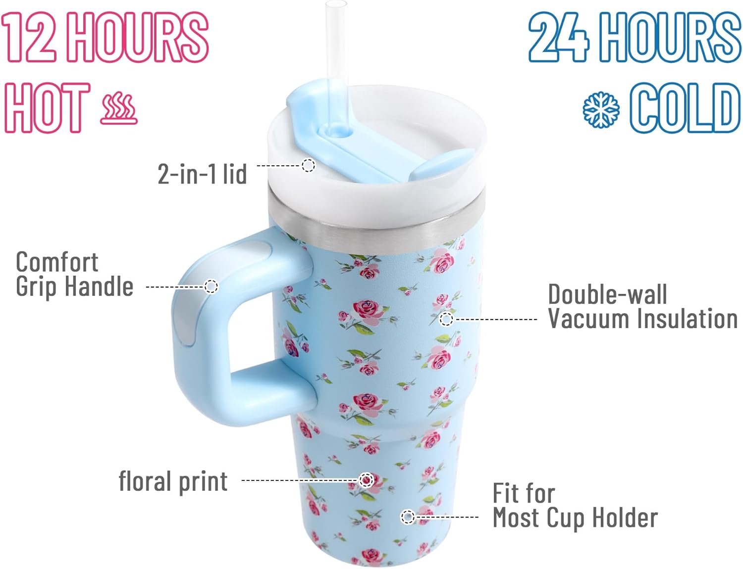 DLOCCOLD Super Cool 16oz Tumbler for Kids