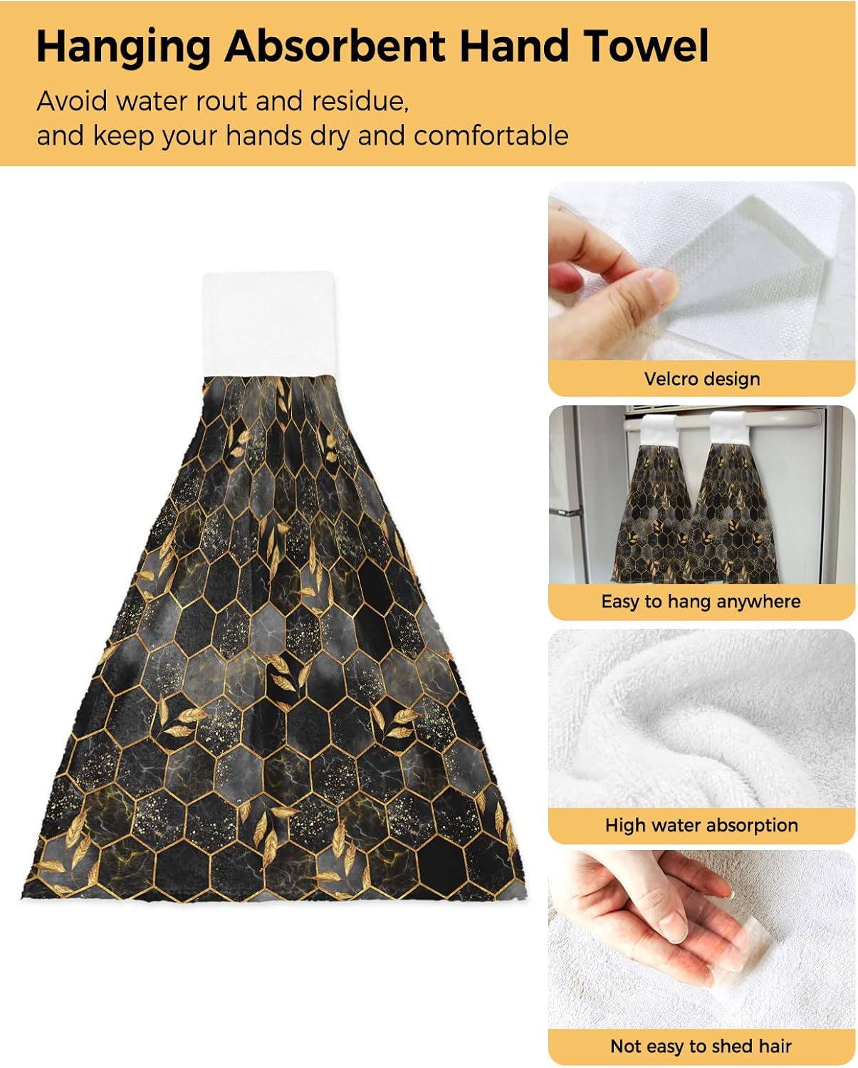 Durable Kitchen Towels with Hanging Loops
