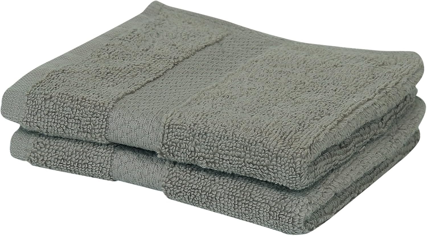 100 Cotton Washcloth Pack of 2 12x12 Inches