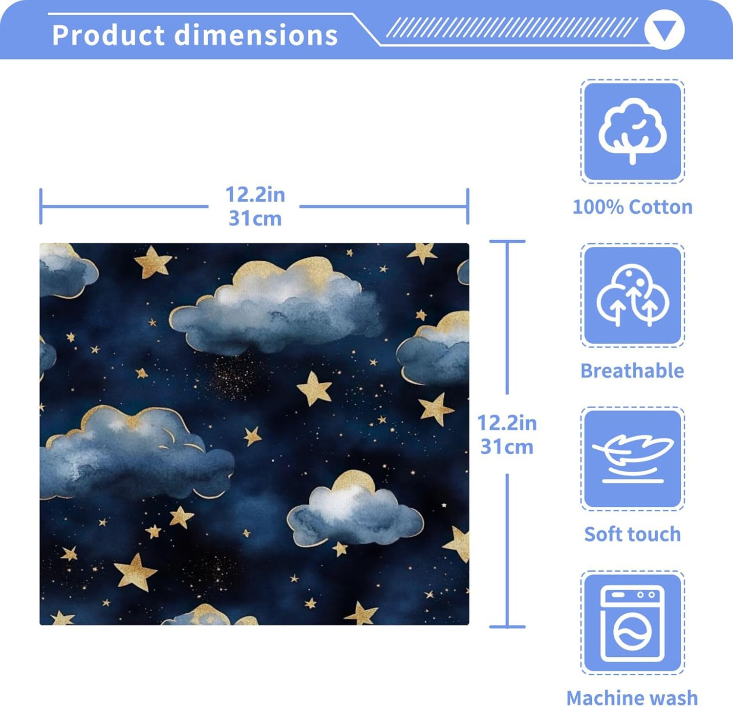 Quick-Dry Absorbent Washcloth Set