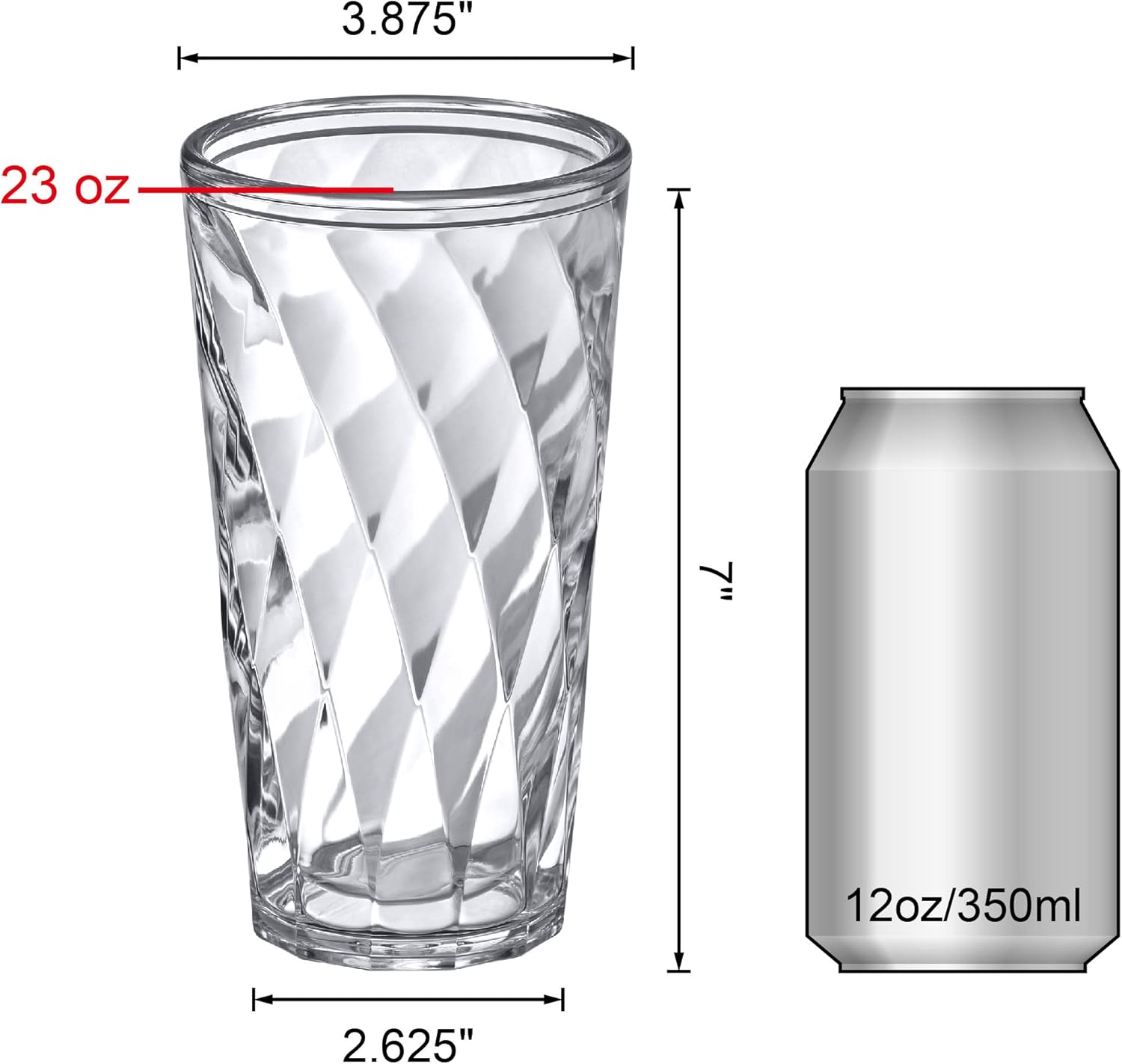 Stay Cool with Amazing Abbys 22-Ounce Tumblers Set of 4