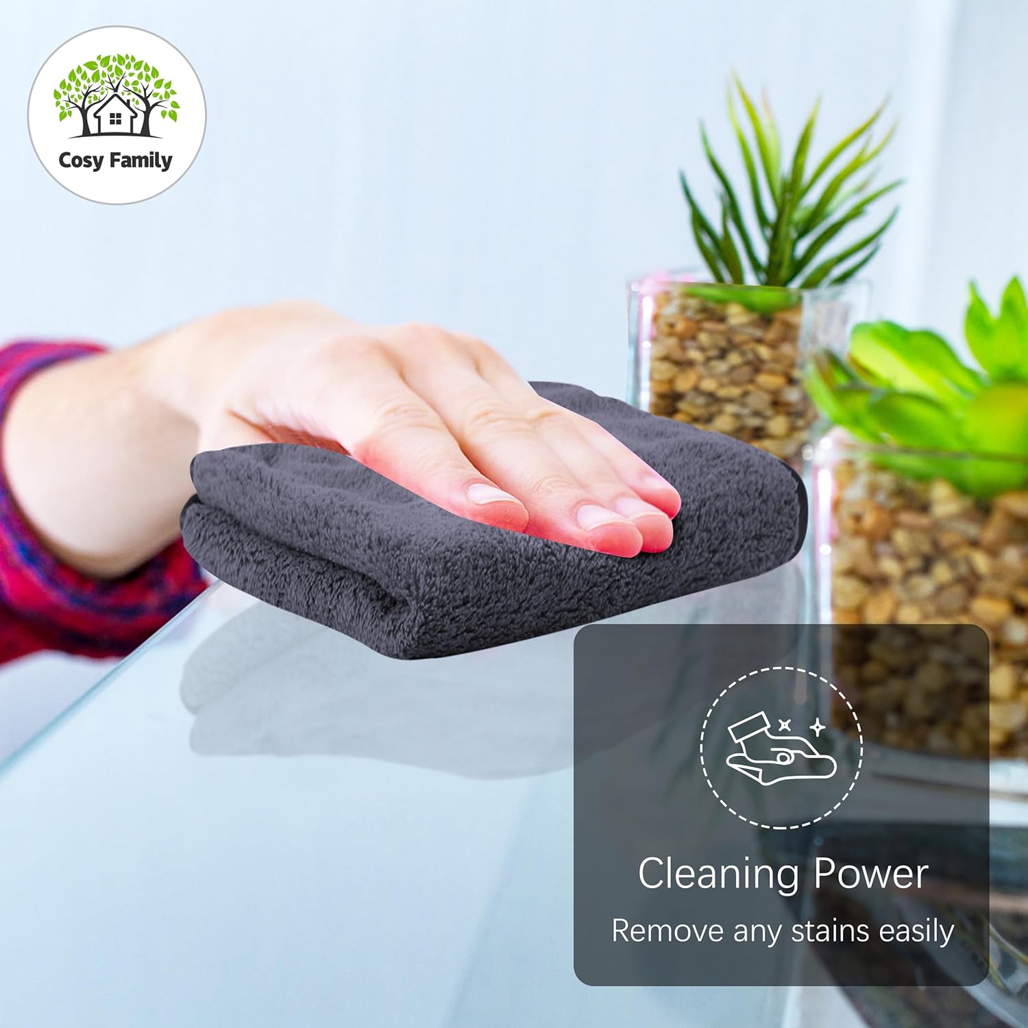 Cosy Family 24-Pack Washcloths