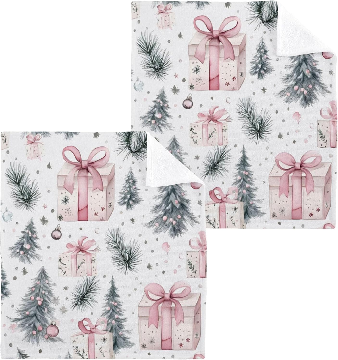 Xigua Christmas Washcloth Set