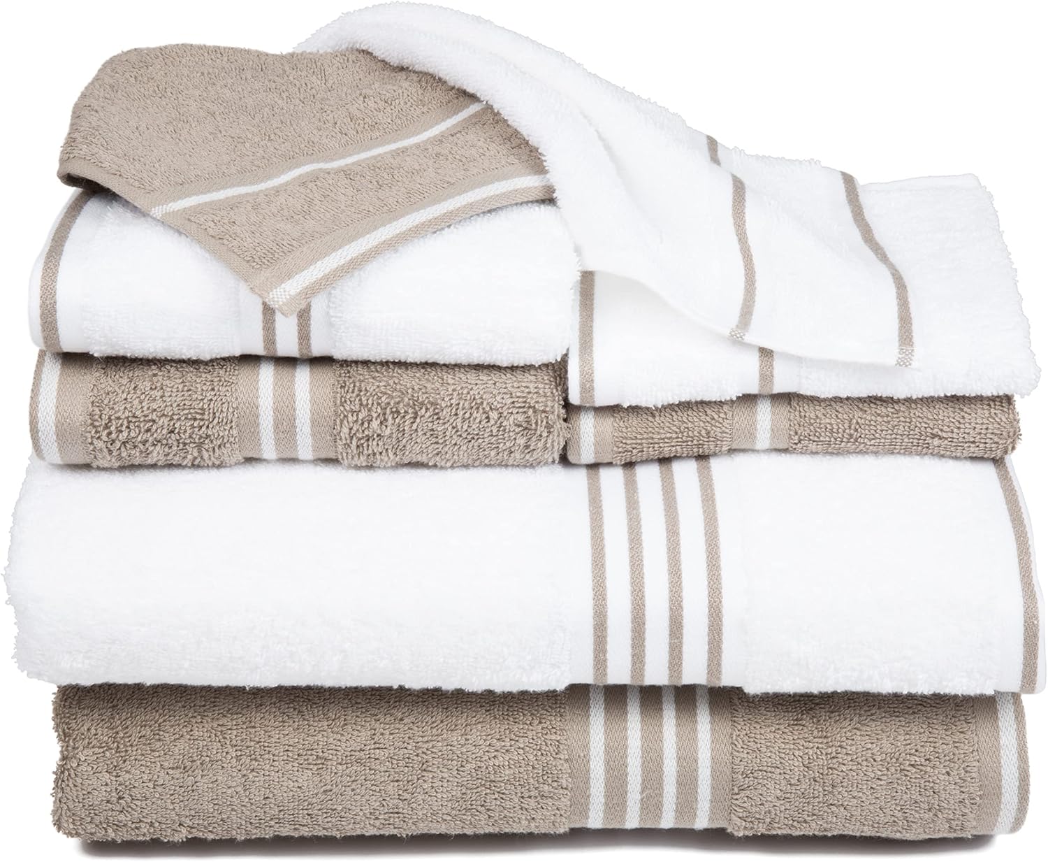 Lavish Homme 8-Piece Cotton Towel Collection