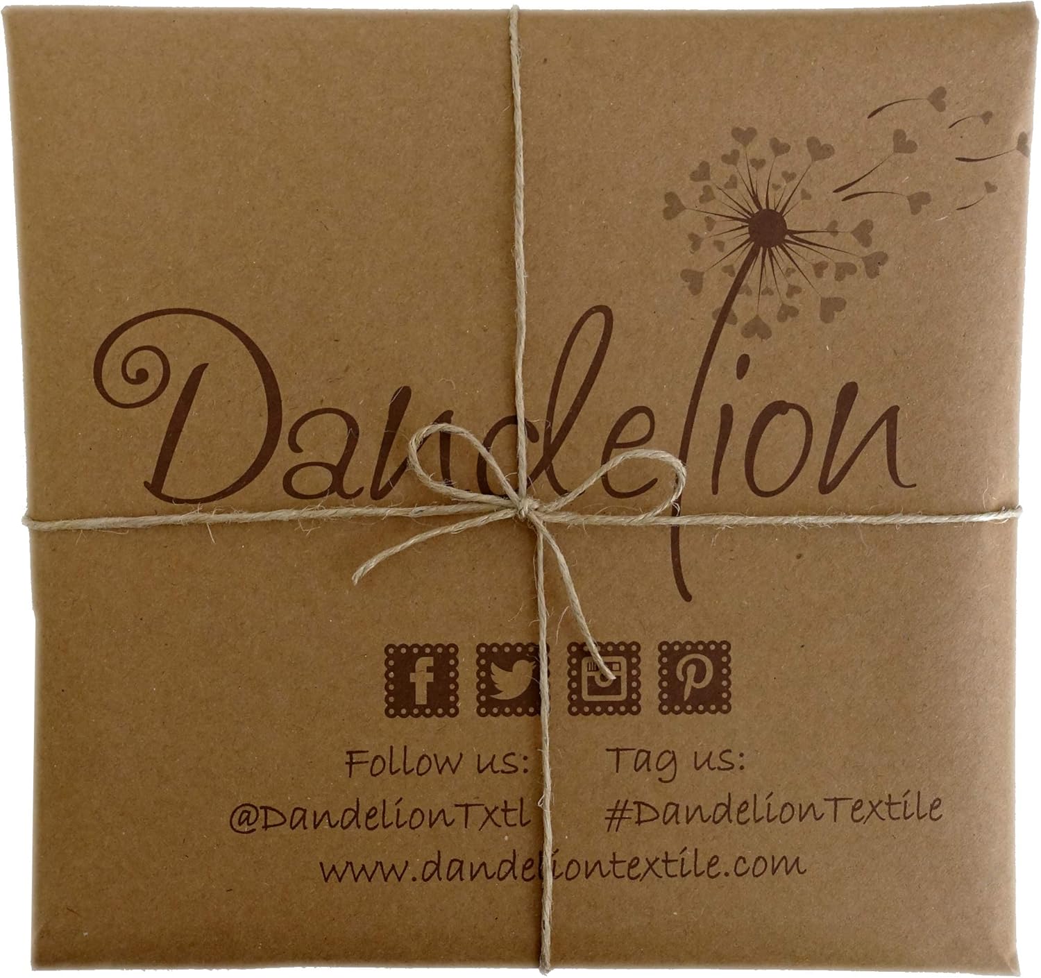 Dandelion - Diamond Pattern Hand Towels Set of 2