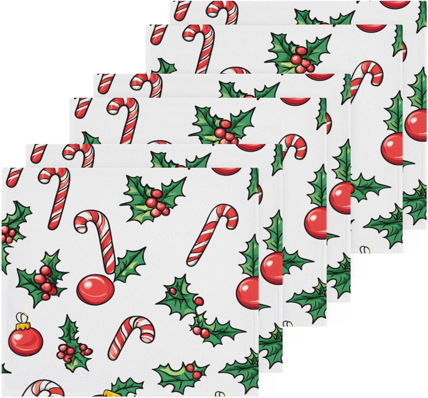Cheerful Christmas Washcloths from Xigua