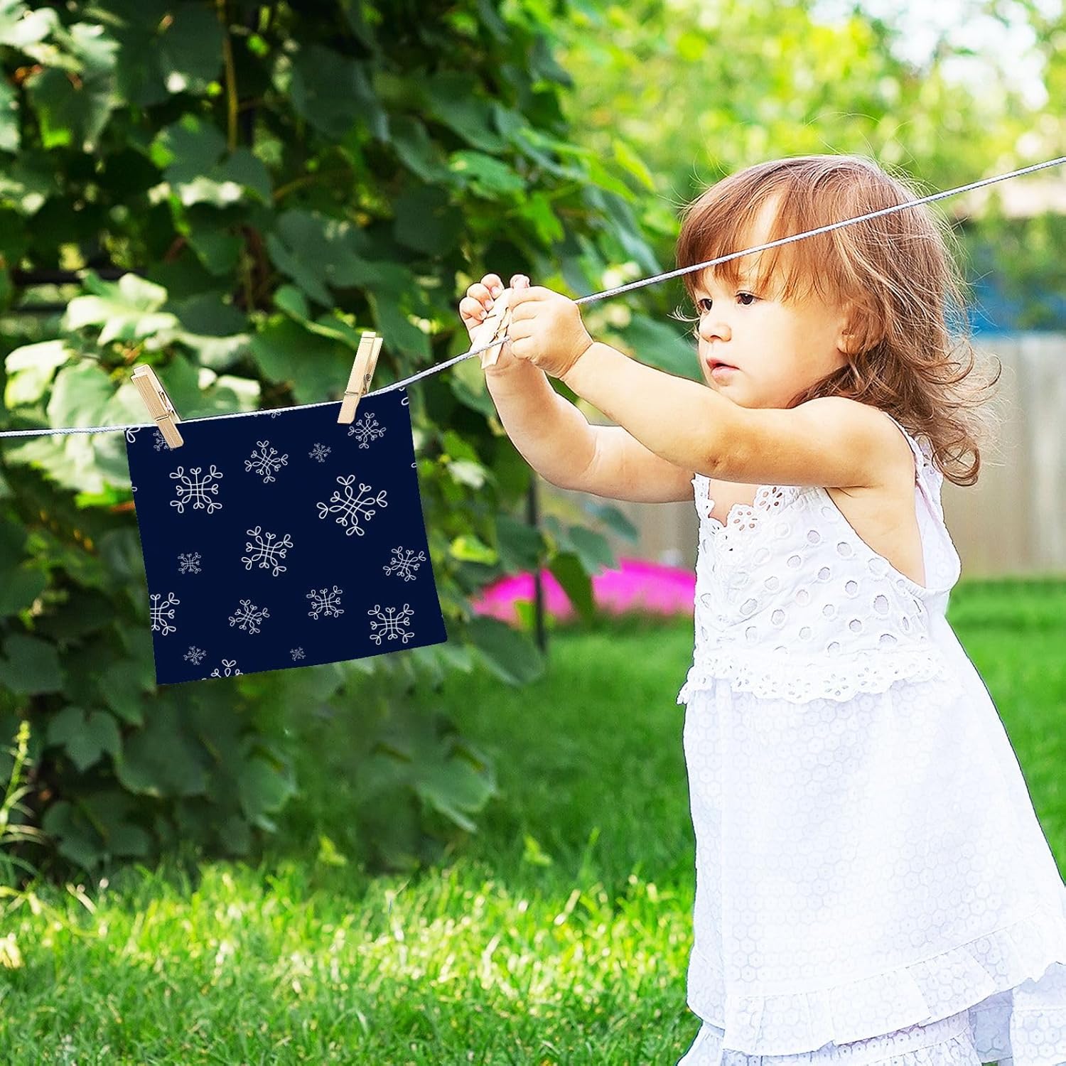 Perfect Blue Washcloth Set