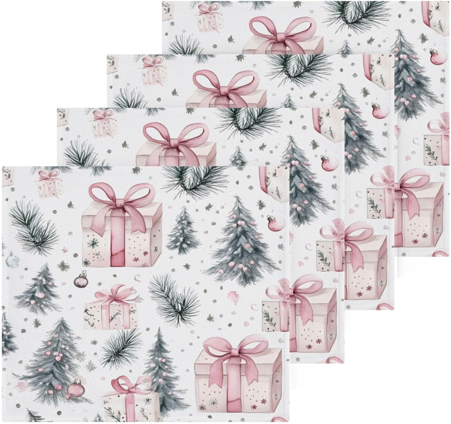 Xigua Christmas Washcloth Set