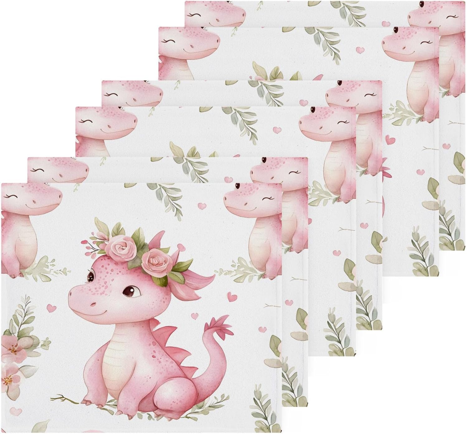 Cute Dragon Washcloth Set for Bath Kitchen More