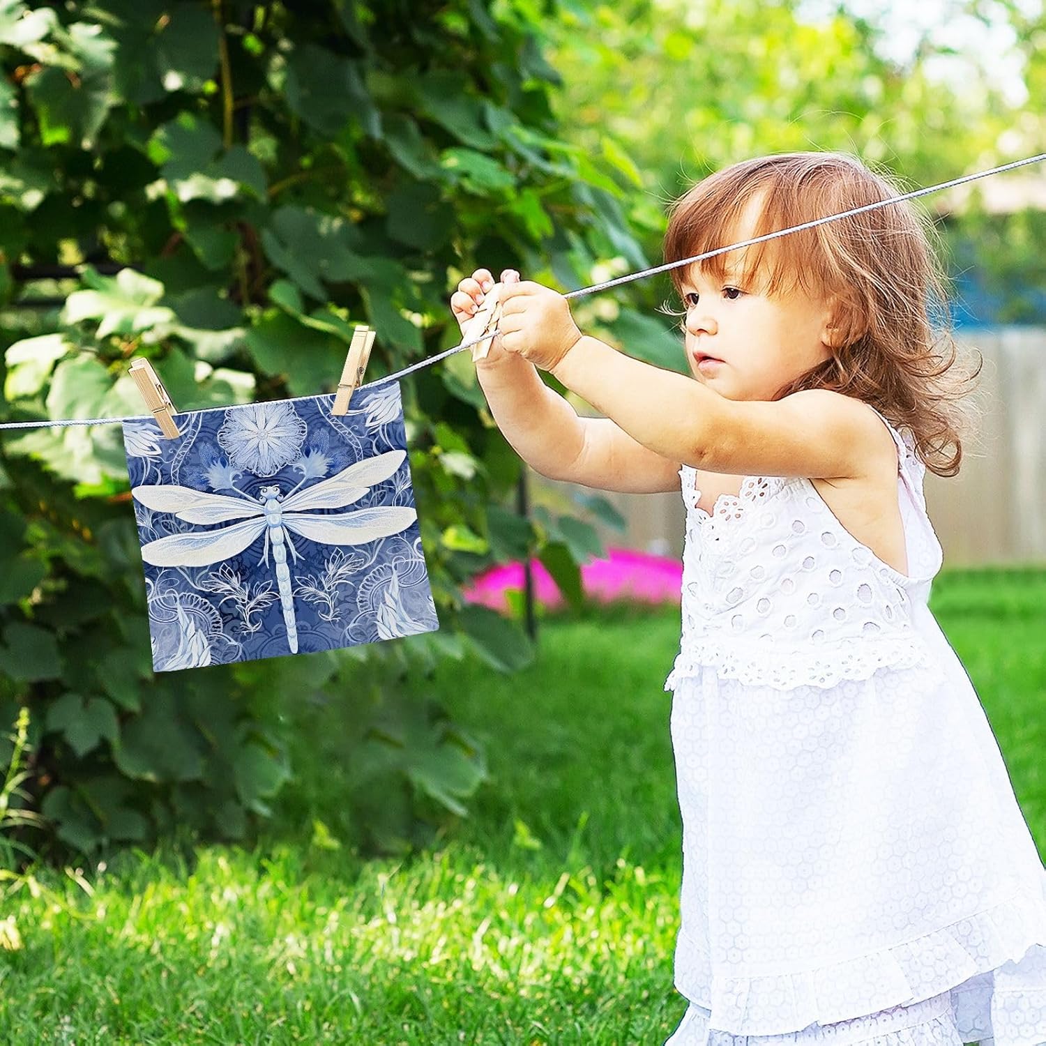 Double-Stitch Softness 2-Piece Reusable Cotton Face Towels