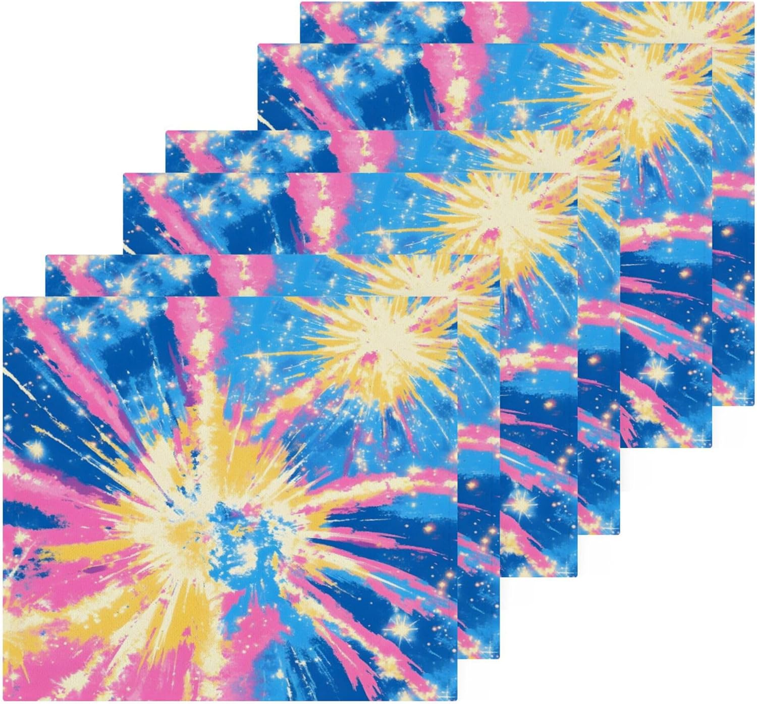 Xigua Tie-dye Washcloth Set
