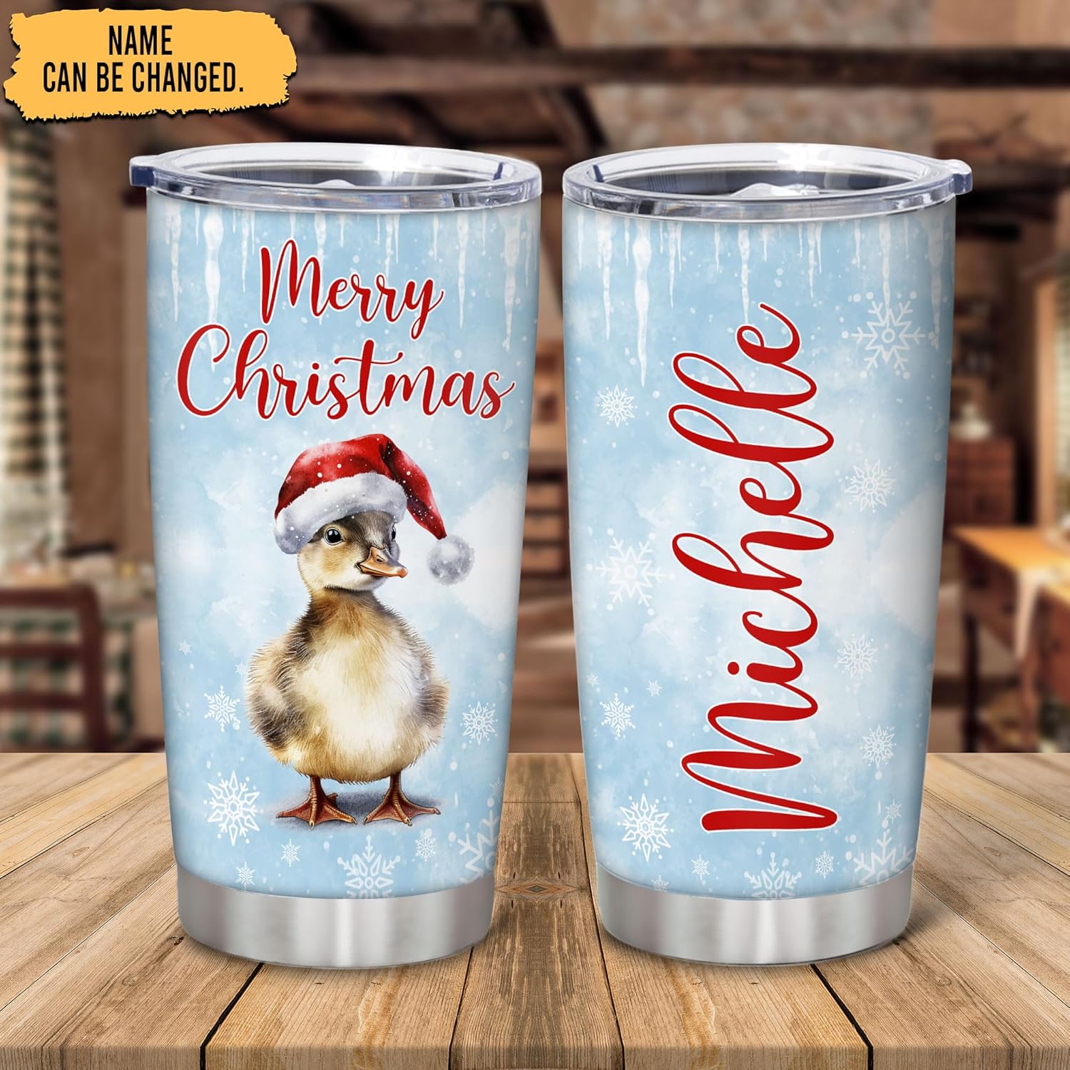 Stylish Vacuum-Insulated Stainless Steel Tumbler for Coffee More