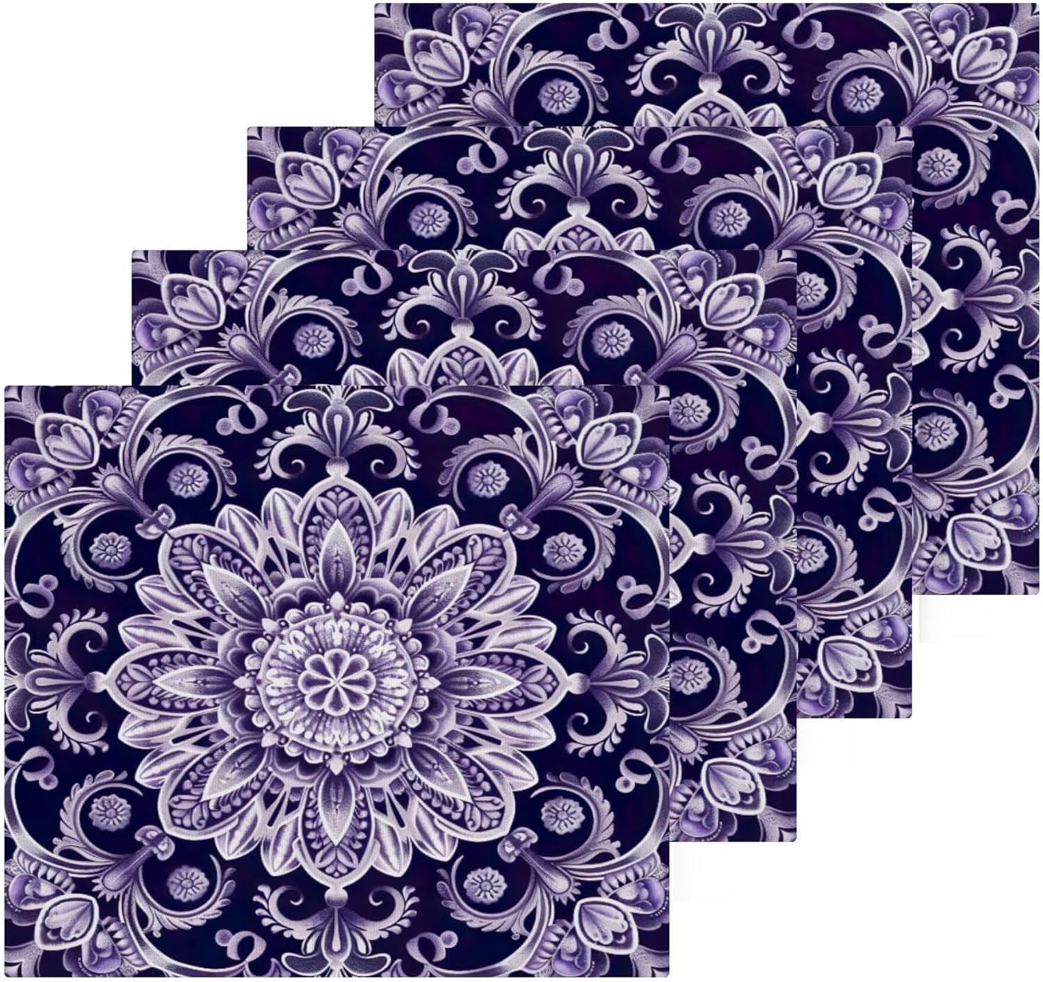 Xigua Mandala Washcloth Set multi-sized