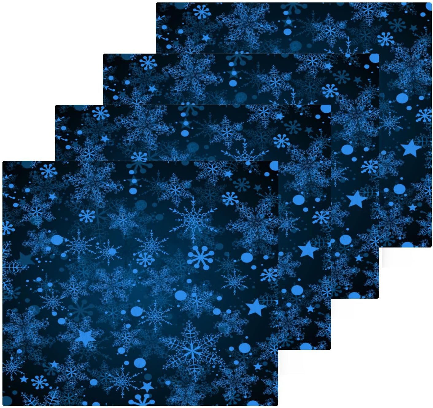 Christmas Snowflakes Washcloths unheard of
