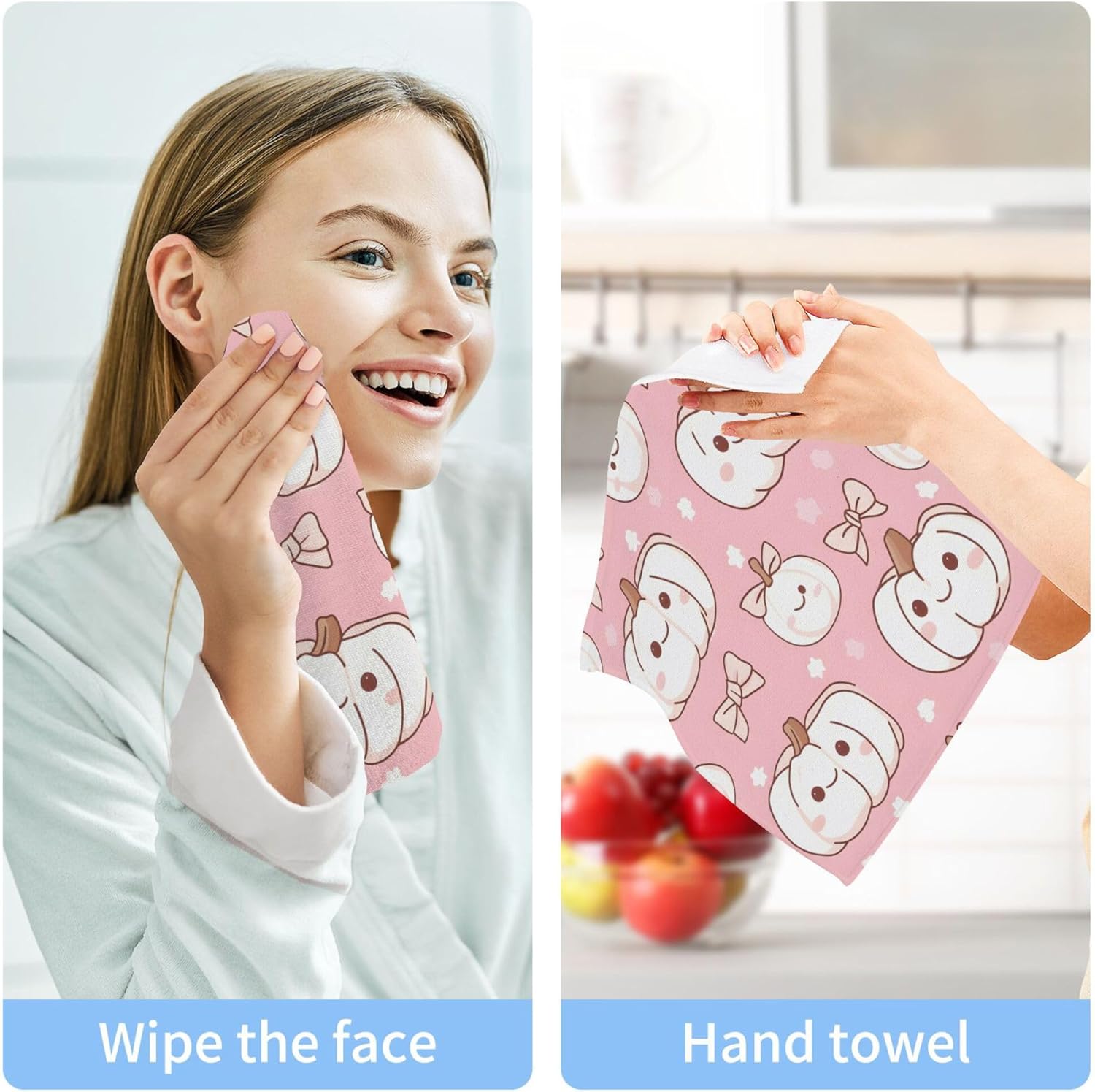Set Of Kawaii Offset Washcloth 12x12inch