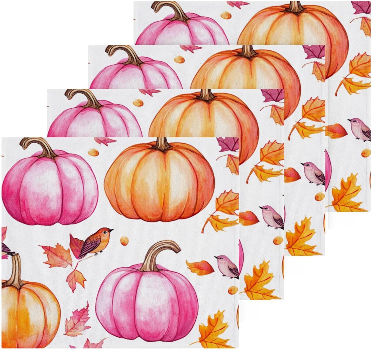 Xigua Pumpkins Washcloth Set
