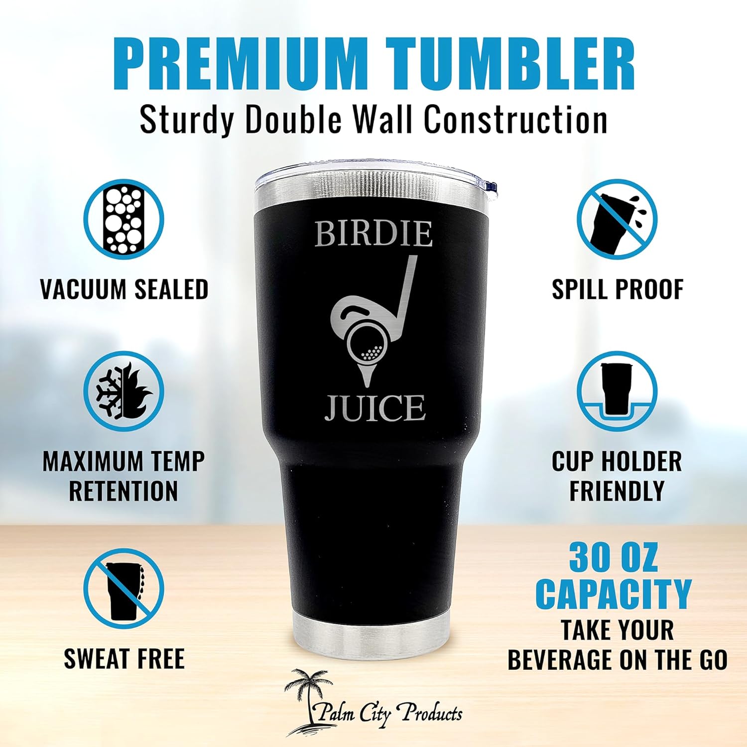 Golf inspected 30 oz Tumbler