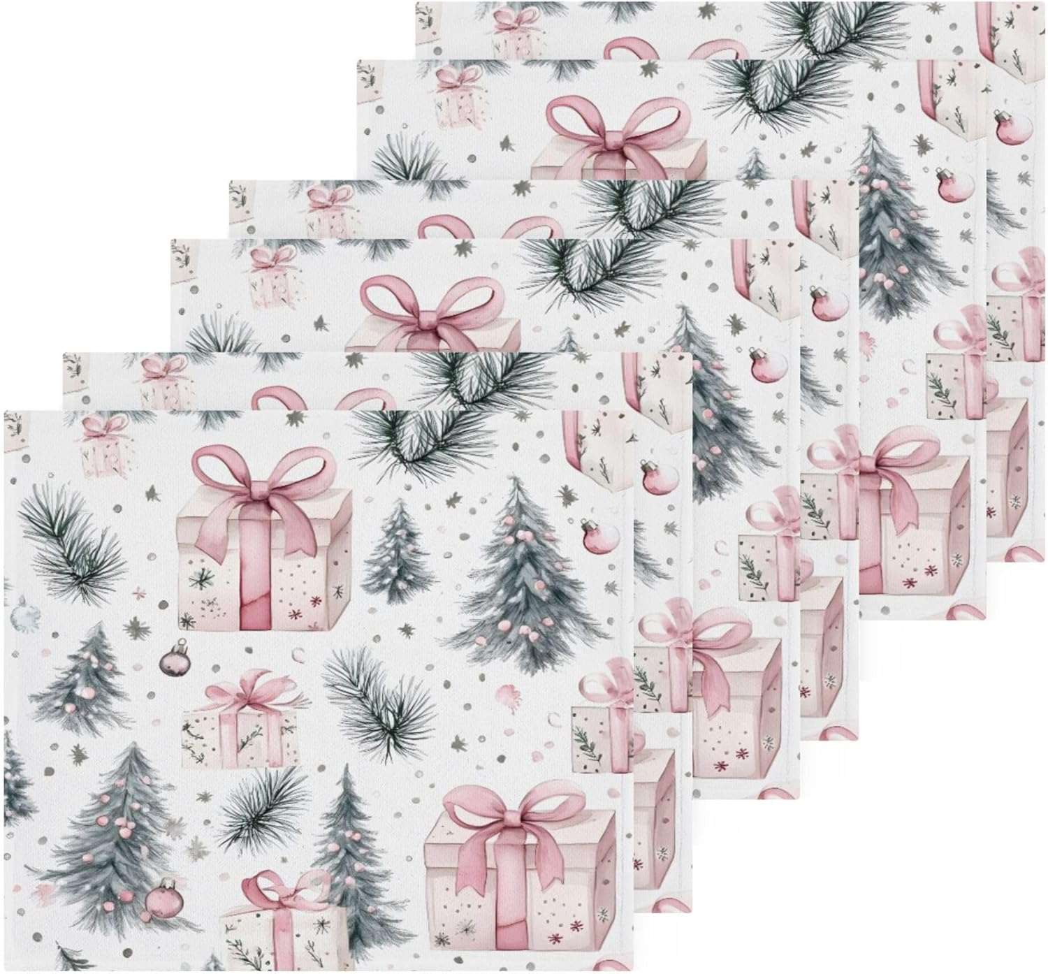 Xigua Christmas Washcloth Set