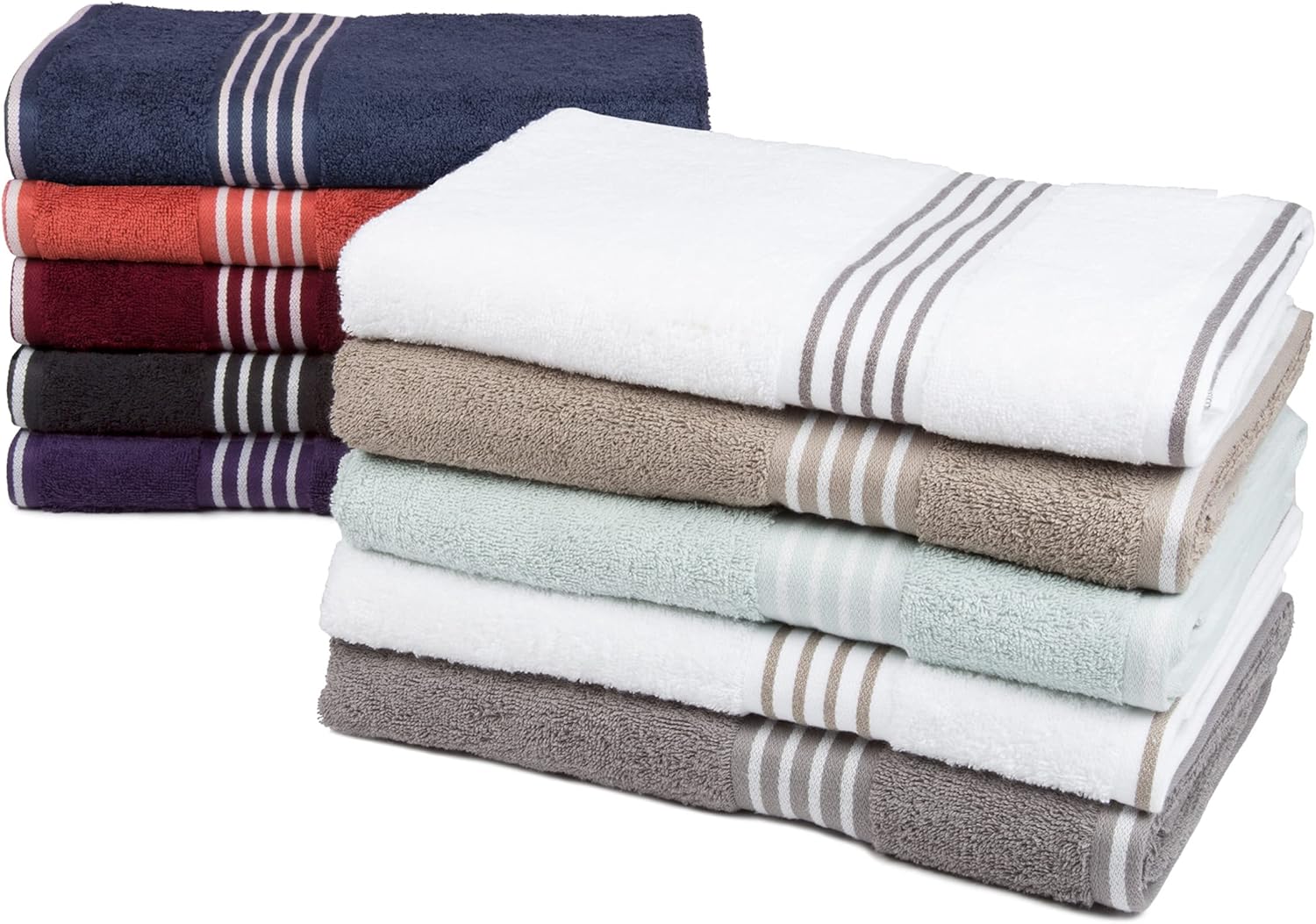 Lavish Homme 8-Piece Cotton Towel Collection