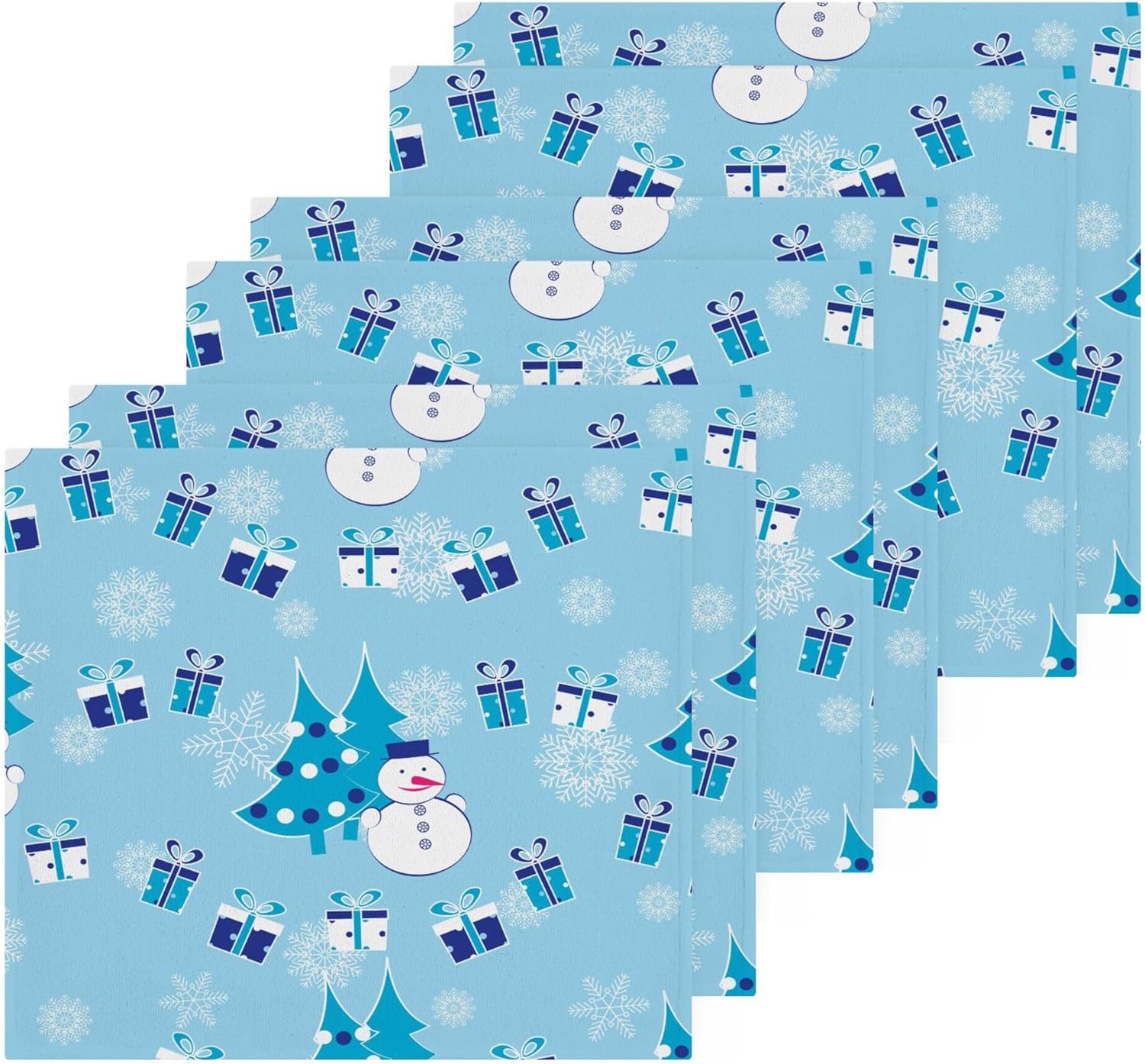 Xigua Christmas Tree Washcloth Set