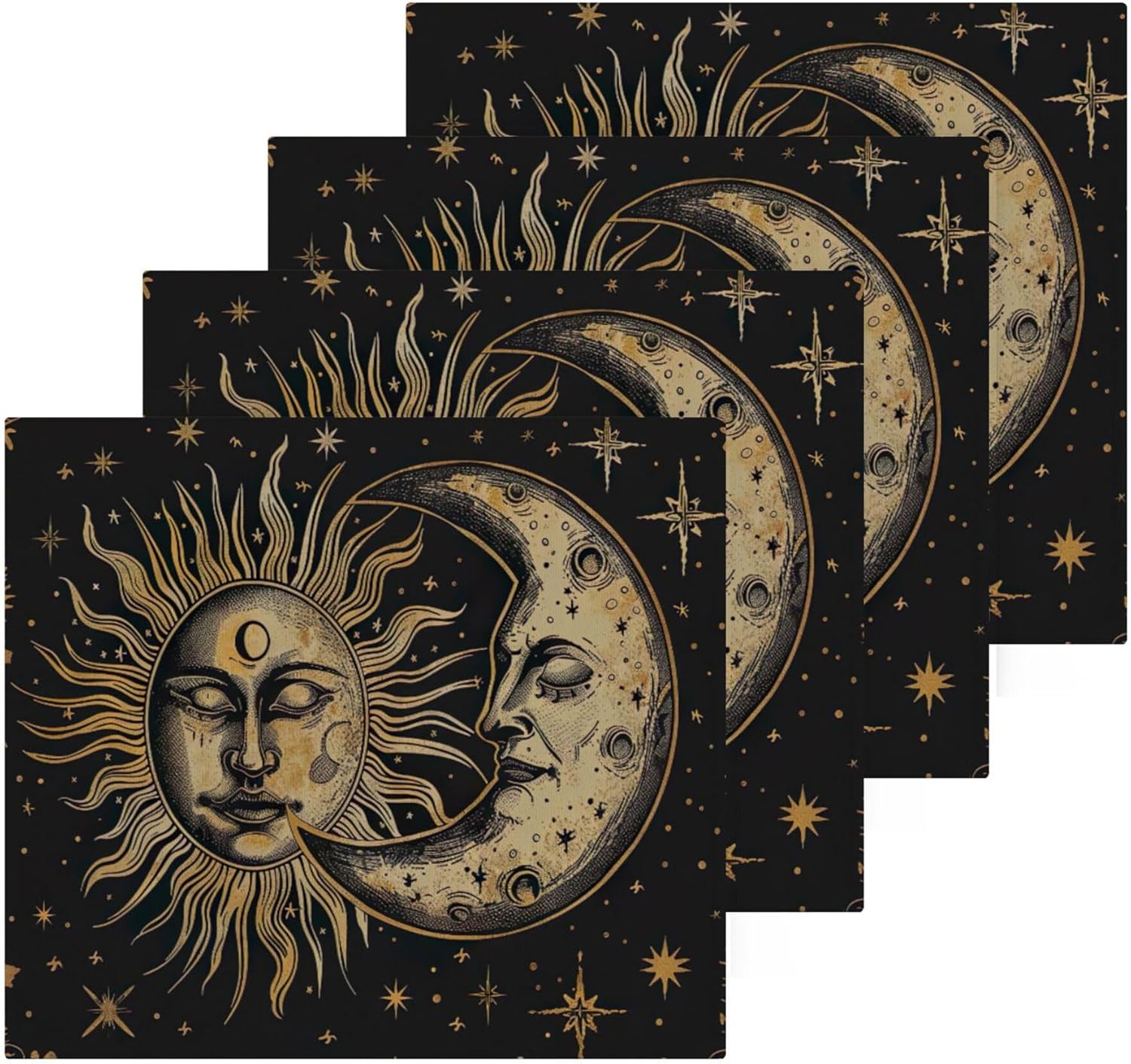 Xigua Sun and Moon Washcloth Set