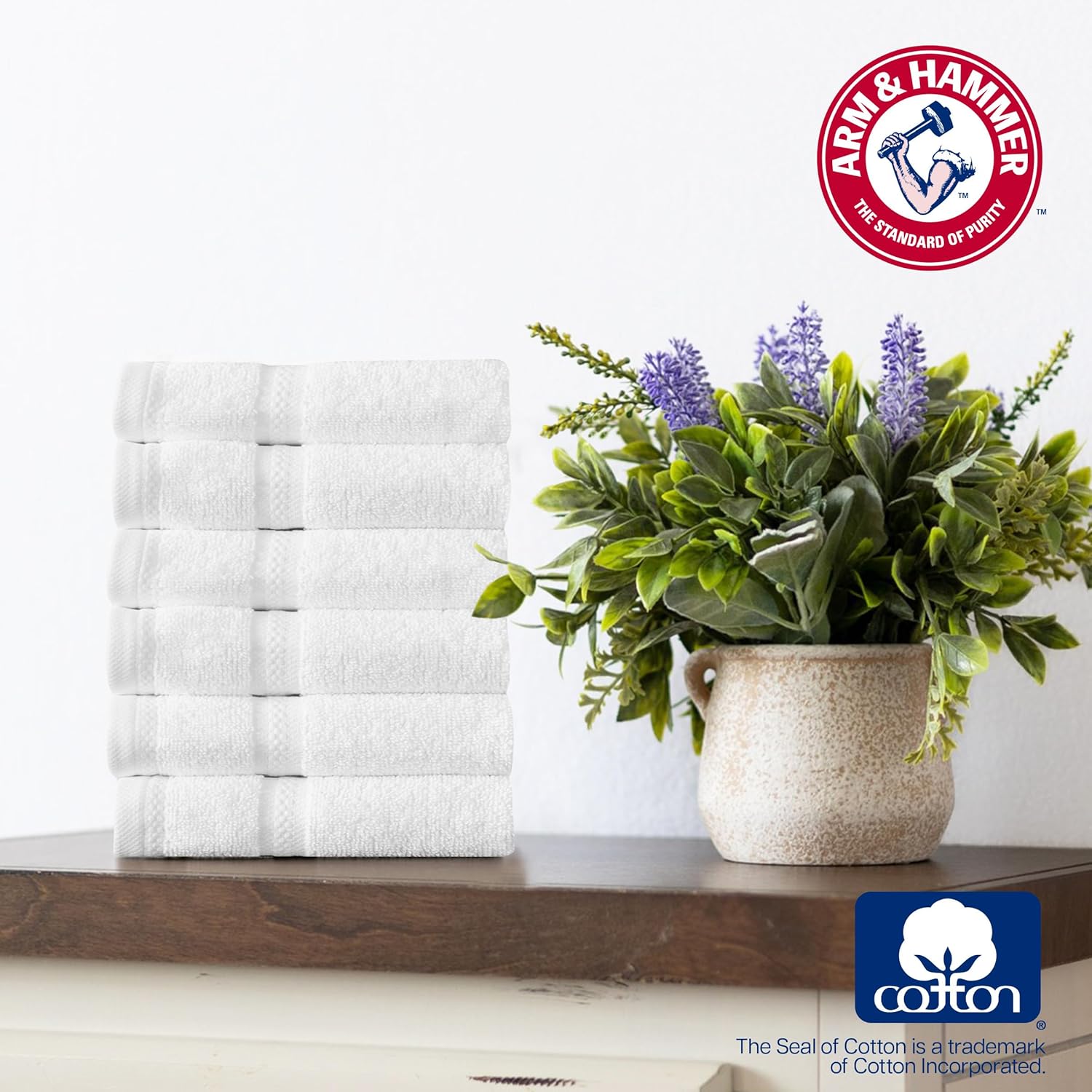 AntiOD 6-Piece Performance Towel Set Grey
