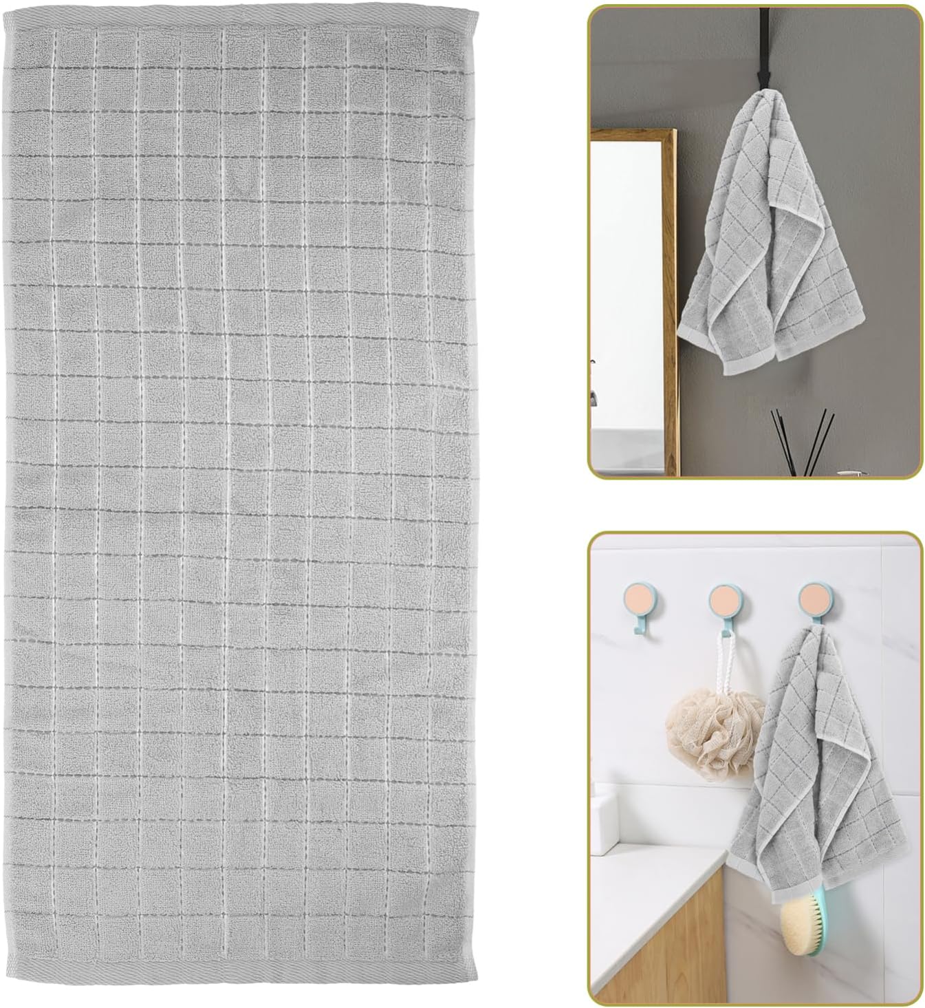 Zerodeko Fluffy Decorative Face Towels
