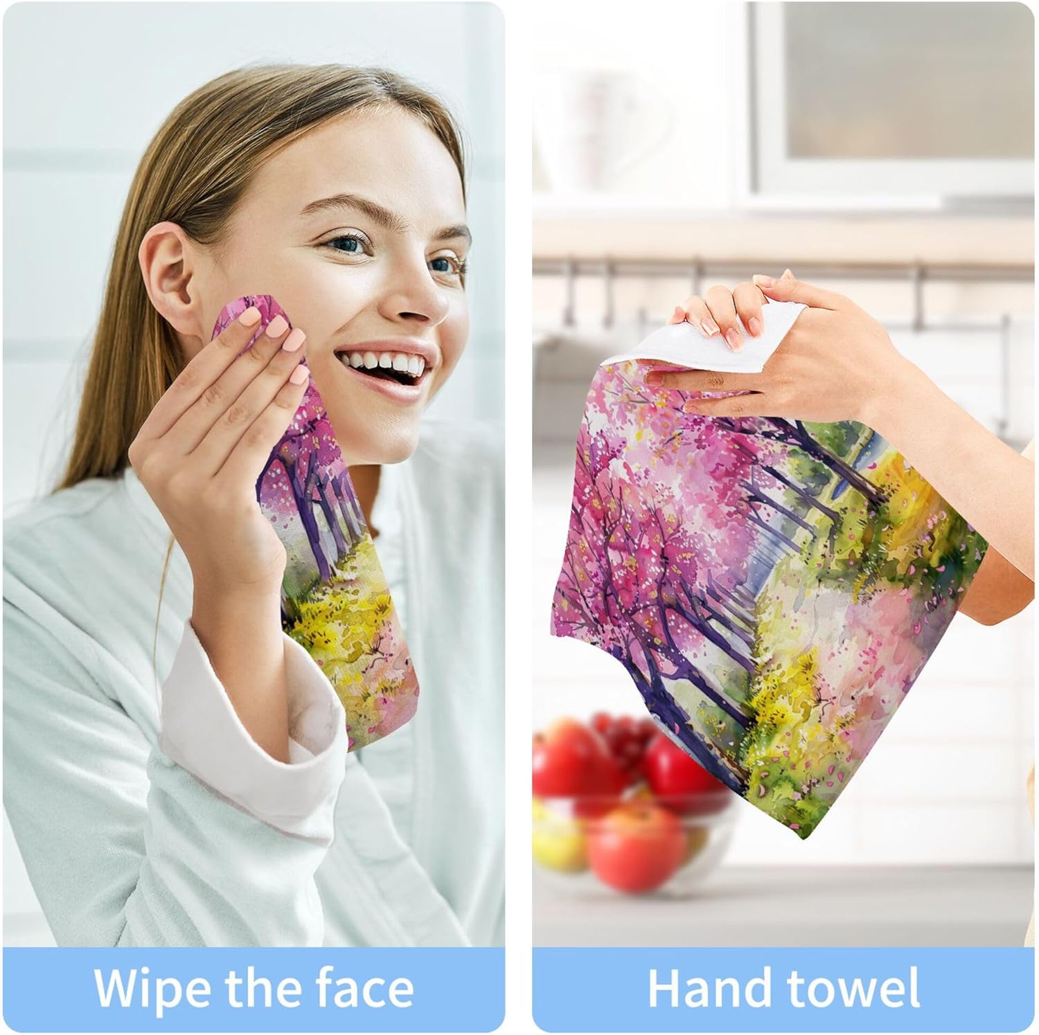 Eco-Friendly 12-inch Washcloths Set