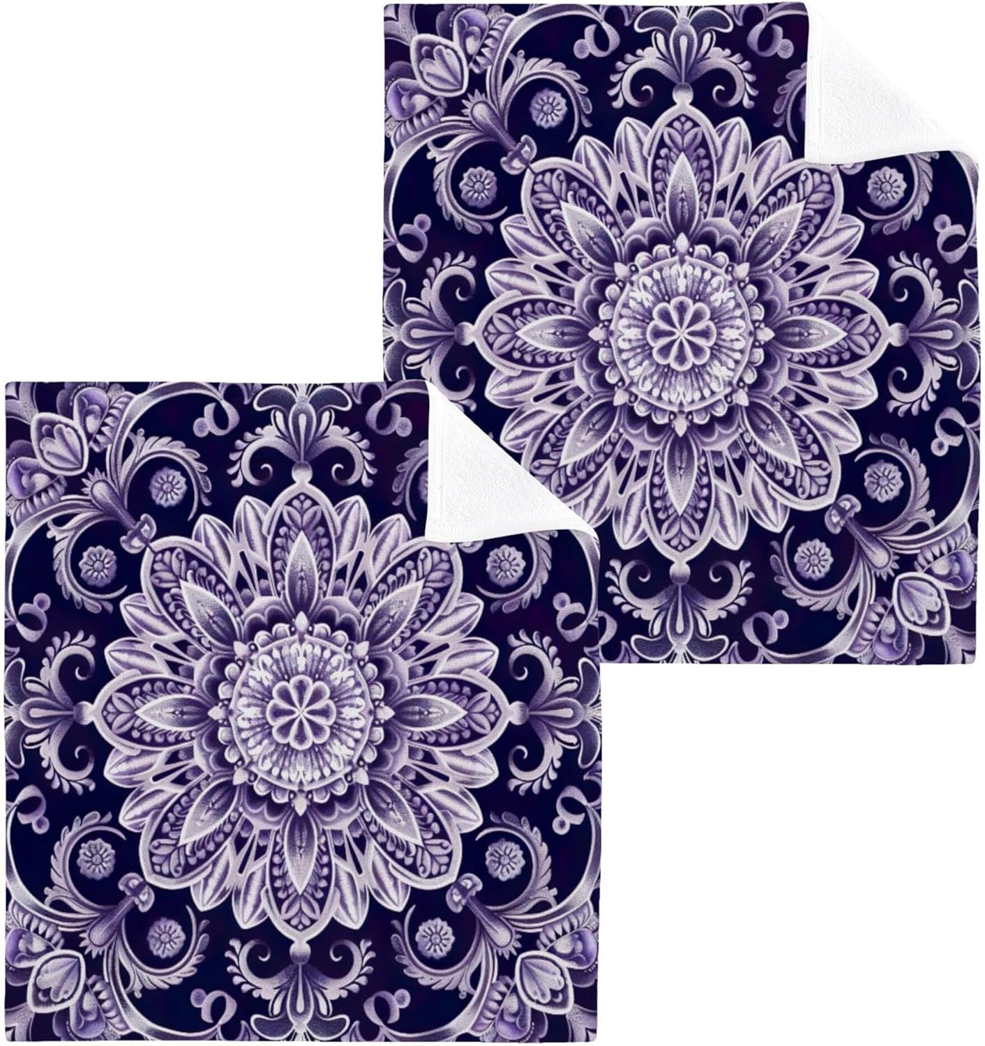Xigua Mandala Washcloth Set multi-sized