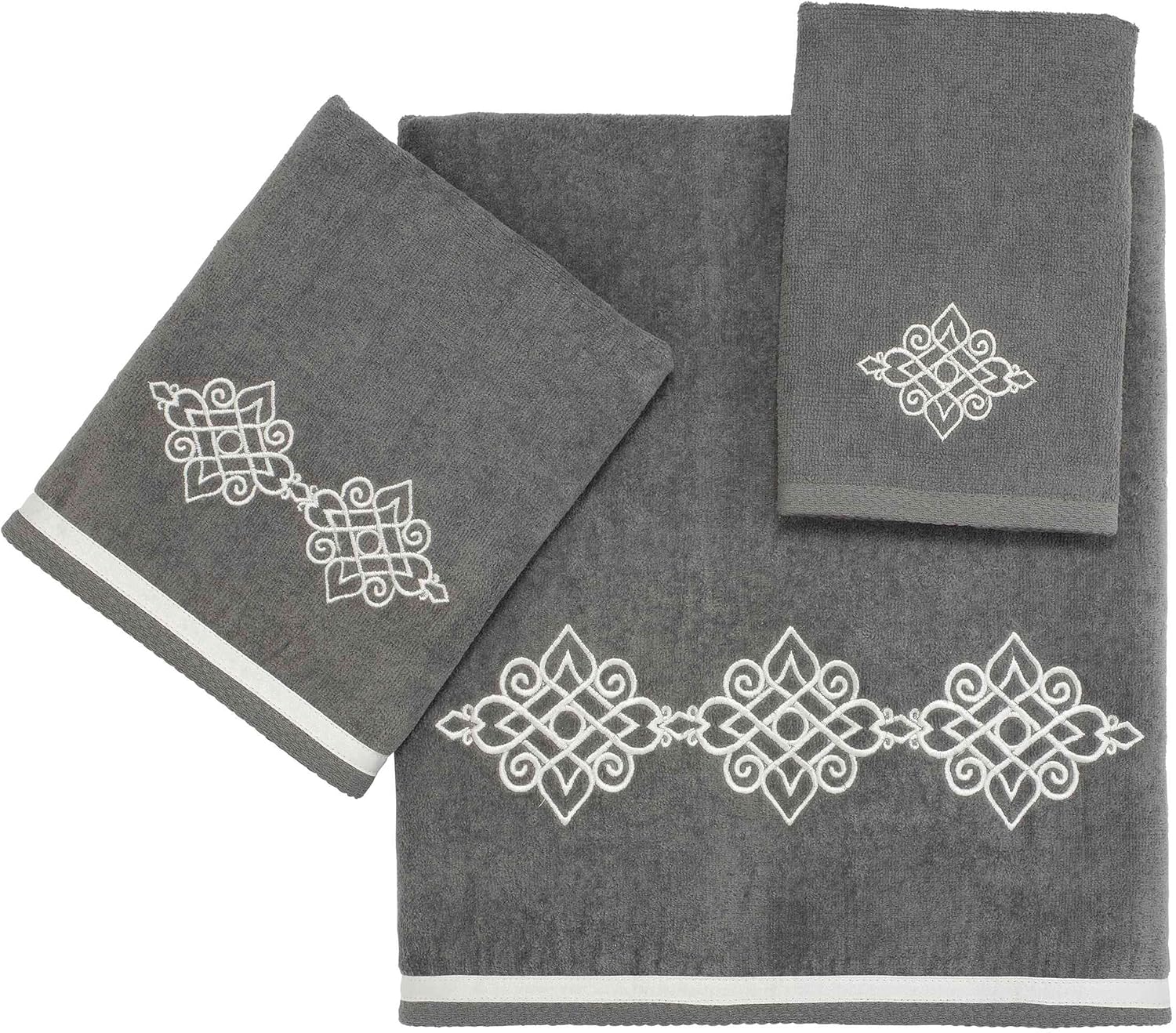 Avanti Linens Riverview Nickel Hand Towel Set