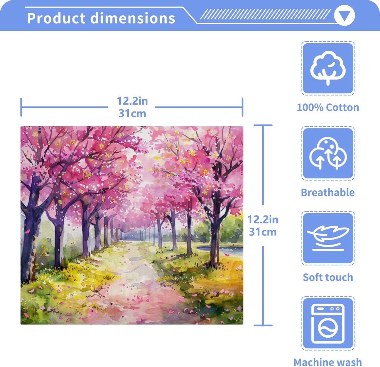 Eco-Friendly 12-inch Washcloths Set