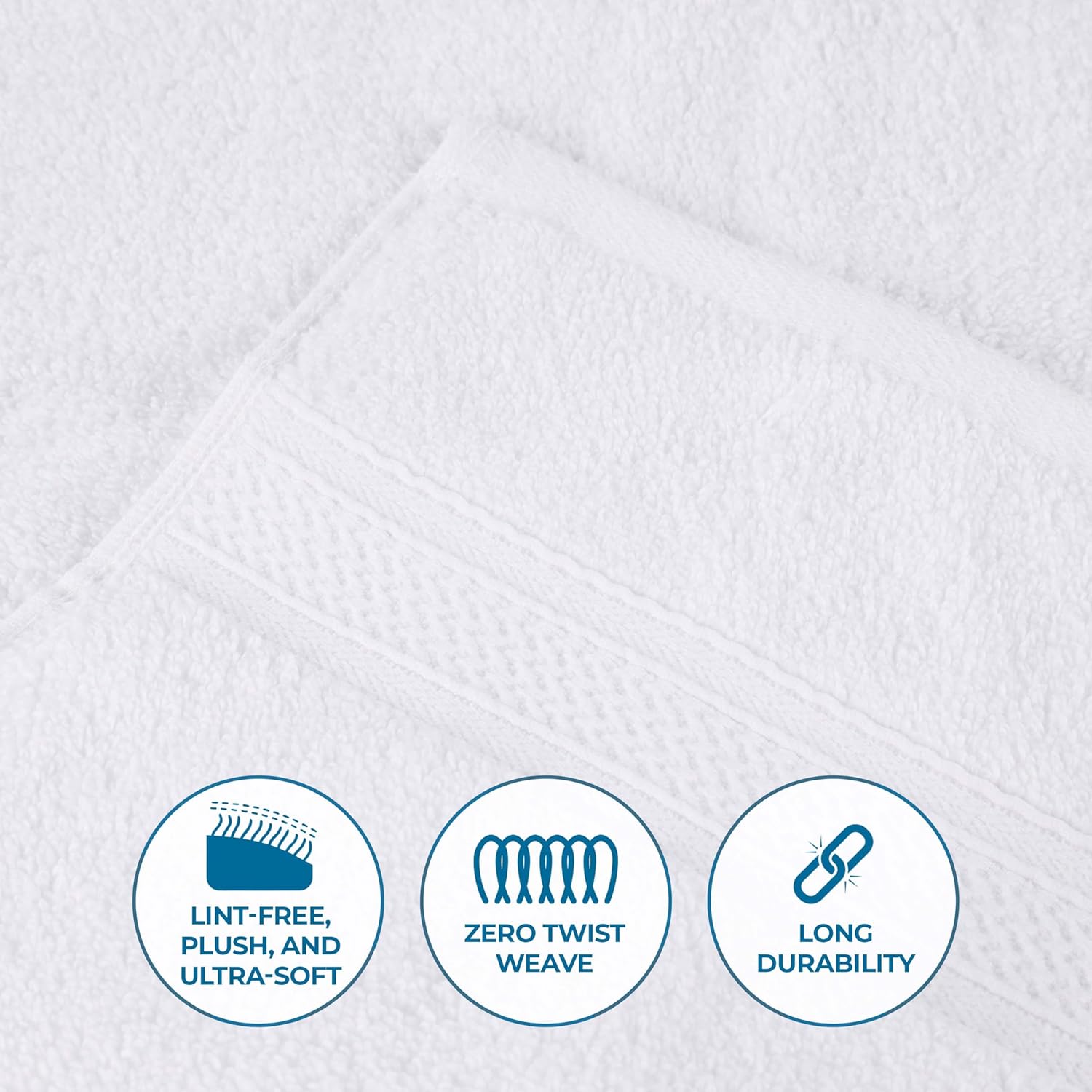 Premium Cotton Chevron Towels Set