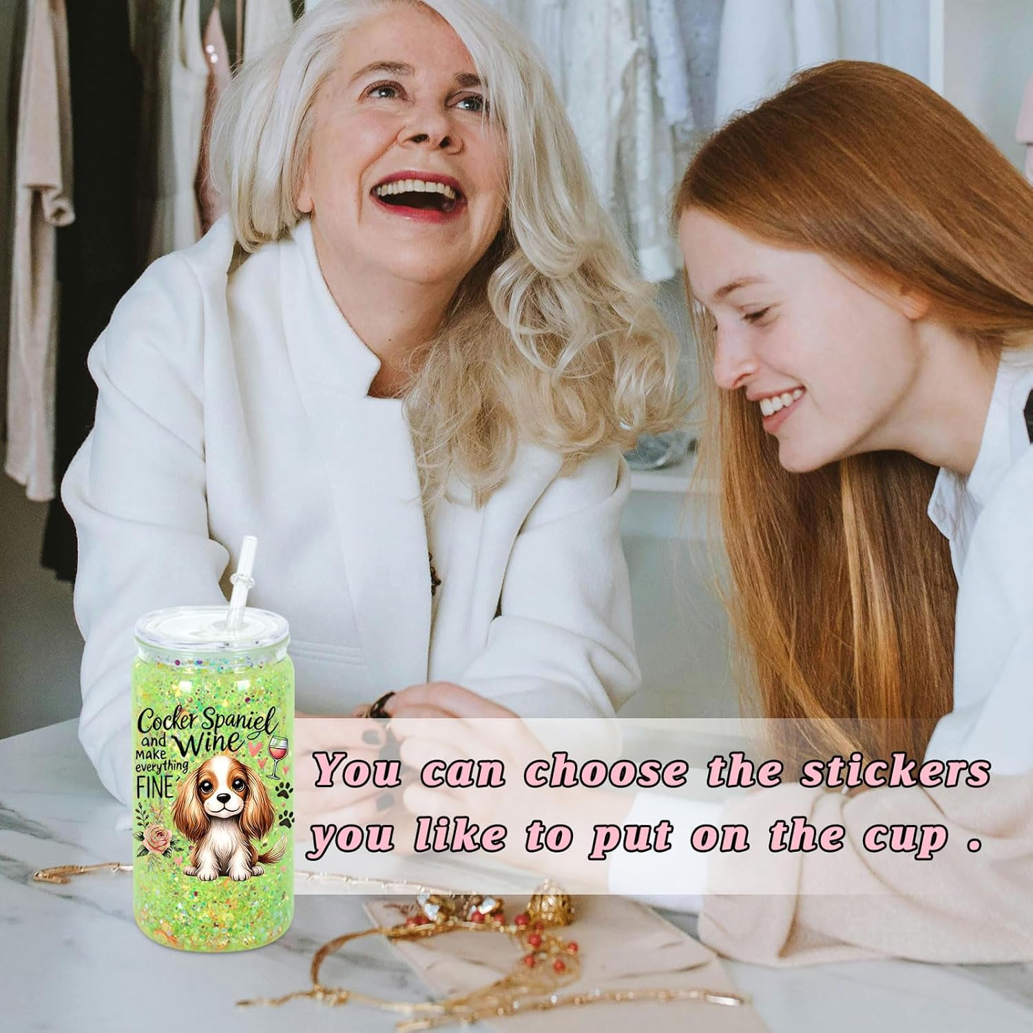 Double-Drilled Snow Globe Tumbler